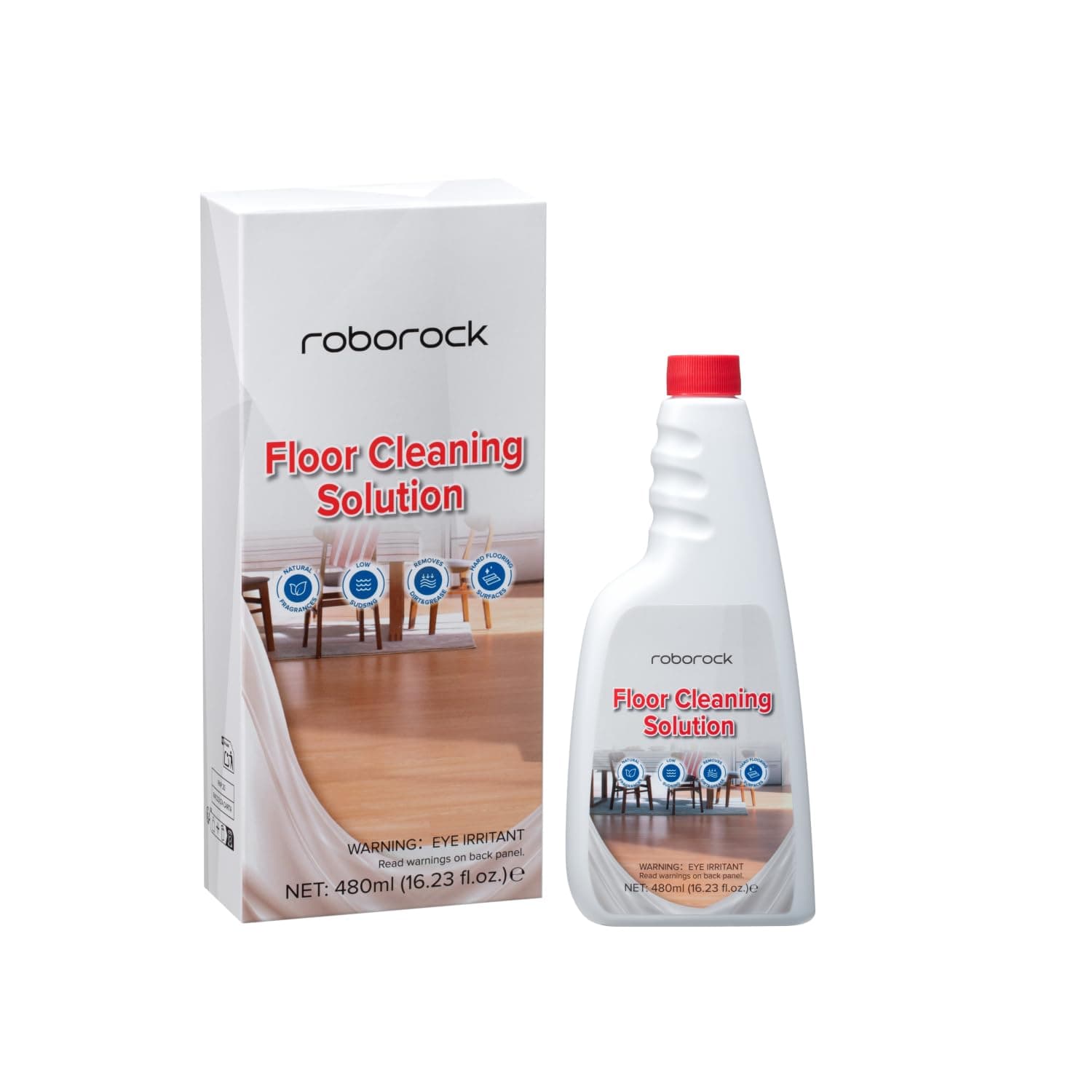 roborock 480ml Original Reinigungsmittel für roborock Saugroboter und Nass-und Trockensauger, Bodenreiniger Mittel, Keine Schaumbildung und Schlieren, 1:200 Konzentrat Angebot bei HelloDeals