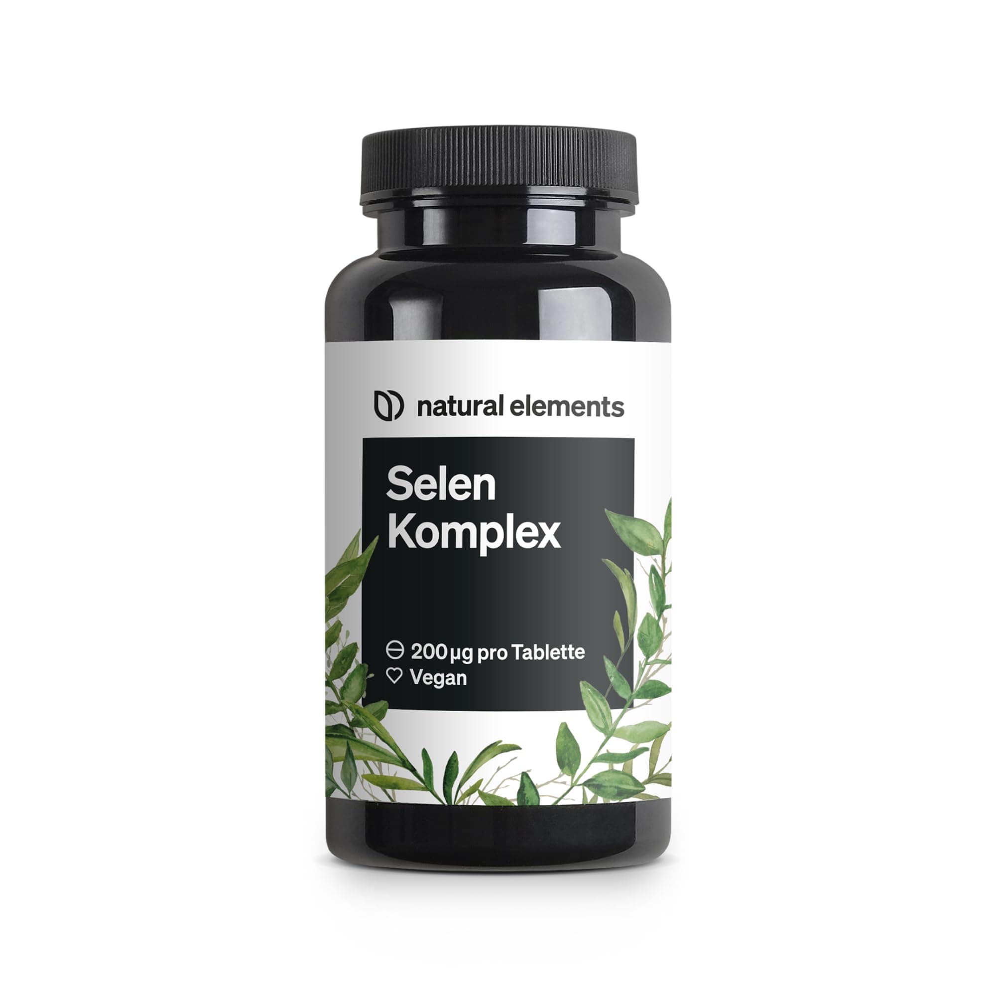 natural elements Selen Komplex – 365 Tabletten mit je 200µg – Komplex aus Natriumselenit und Selenmethionin – vegan, hochdosiert, ohne unnötige Zusätze – in Deutschland produziert & laborgeprüft Angebot bei HelloDeals