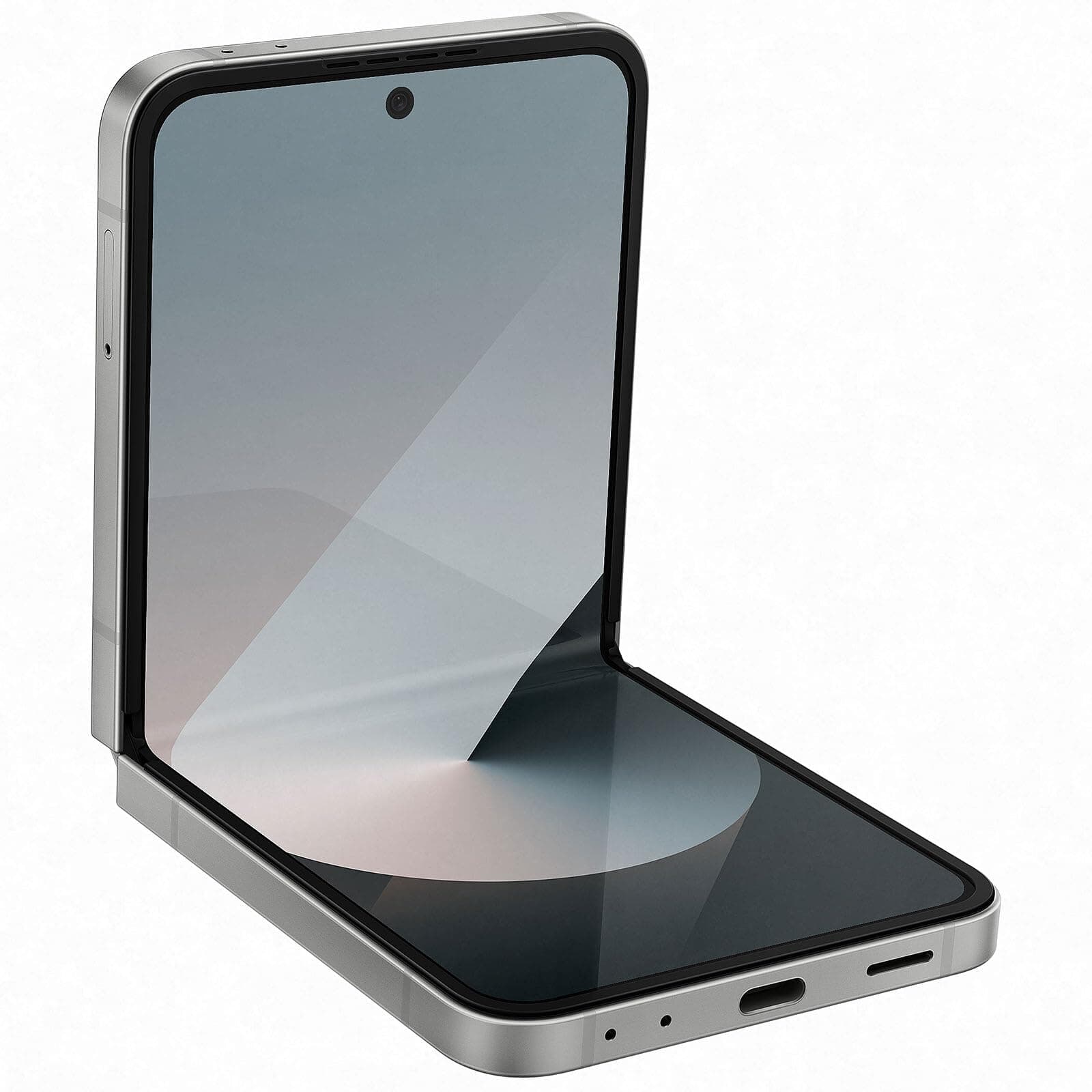 Samsung Galaxy Z Flip6 256GB Silver Shadow 17cm (6,7") OLED Display, Android 14, Dual-Kamera, Faltbar (Generalüberholt) Angebot bei HelloDeals