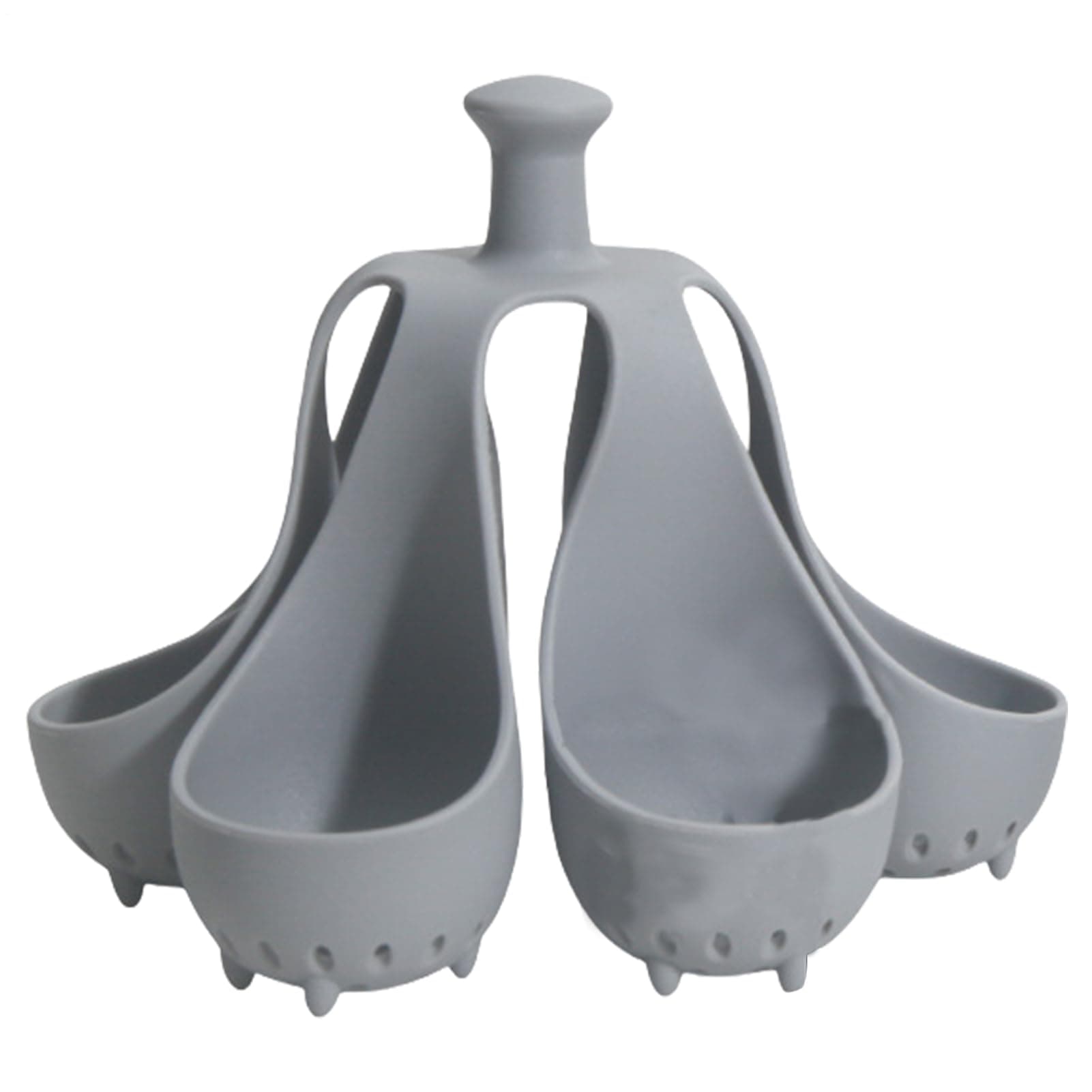 Kocher Eierhalter - Flexibler weiche, hochtemperaturfeste Silikon -EG -G - | Problemloser kochendes kochendes Haushalt Eierkochform stehen für heißes Wasser und Dampf in Umlauf 6 Packung Angebot bei HelloDeals