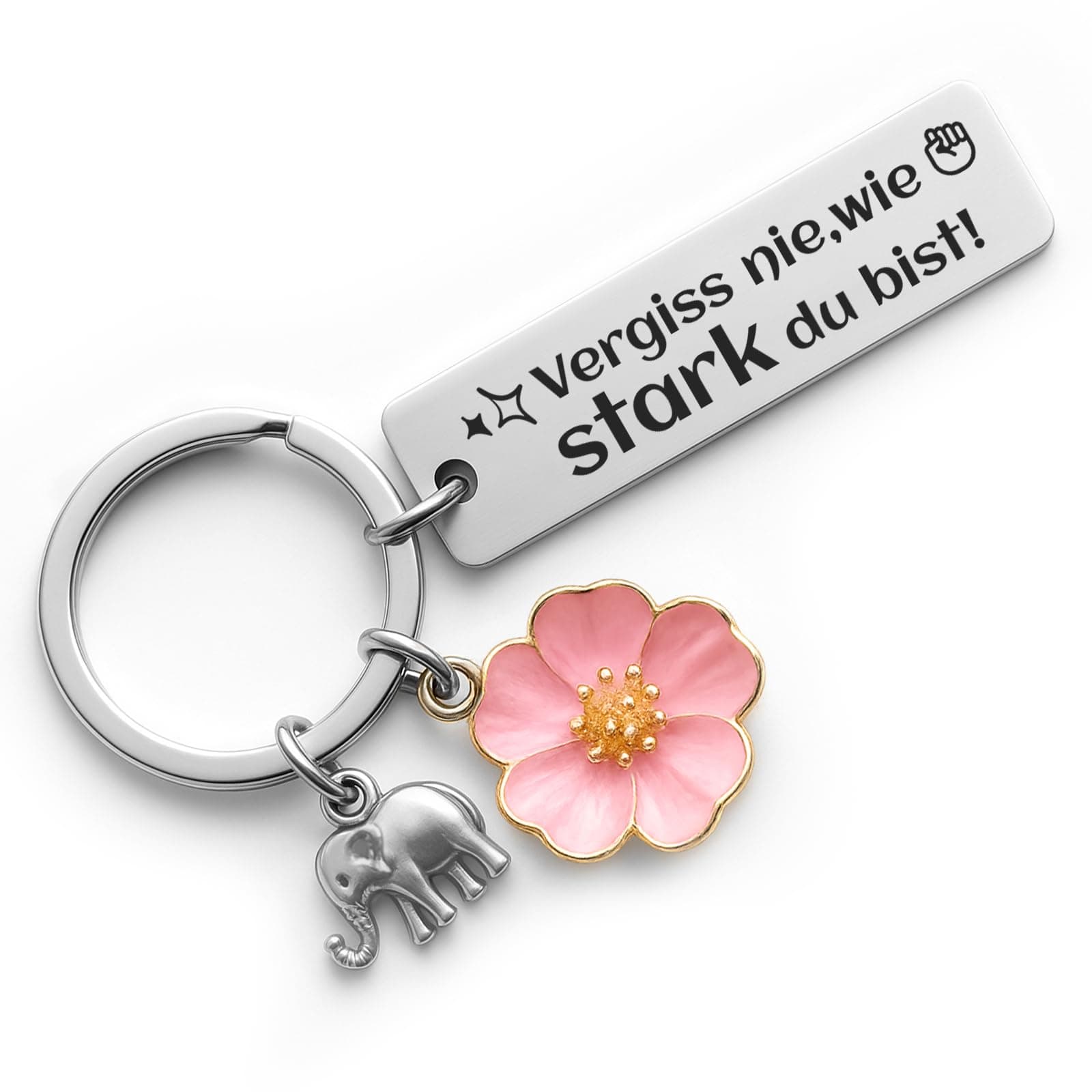Geschenke für Frauen geburtstagsgeschenk für frauen Geschenk Schlüsselanhänger mit Gravur Gute Besserung Geschenke Mama Schwester Kollegin Geburtstagsgeschenk. Angebot bei HelloDeals
