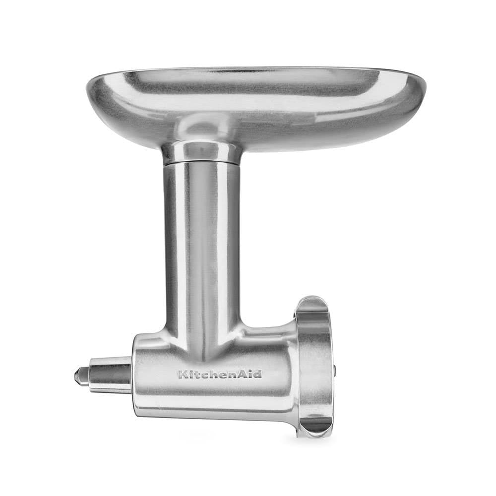KitchenAid 5KSMMGA Ganzmetall Fleischwolf Zubehör für die Küchenmaschinen, Metall, Silver Angebot bei HelloDeals