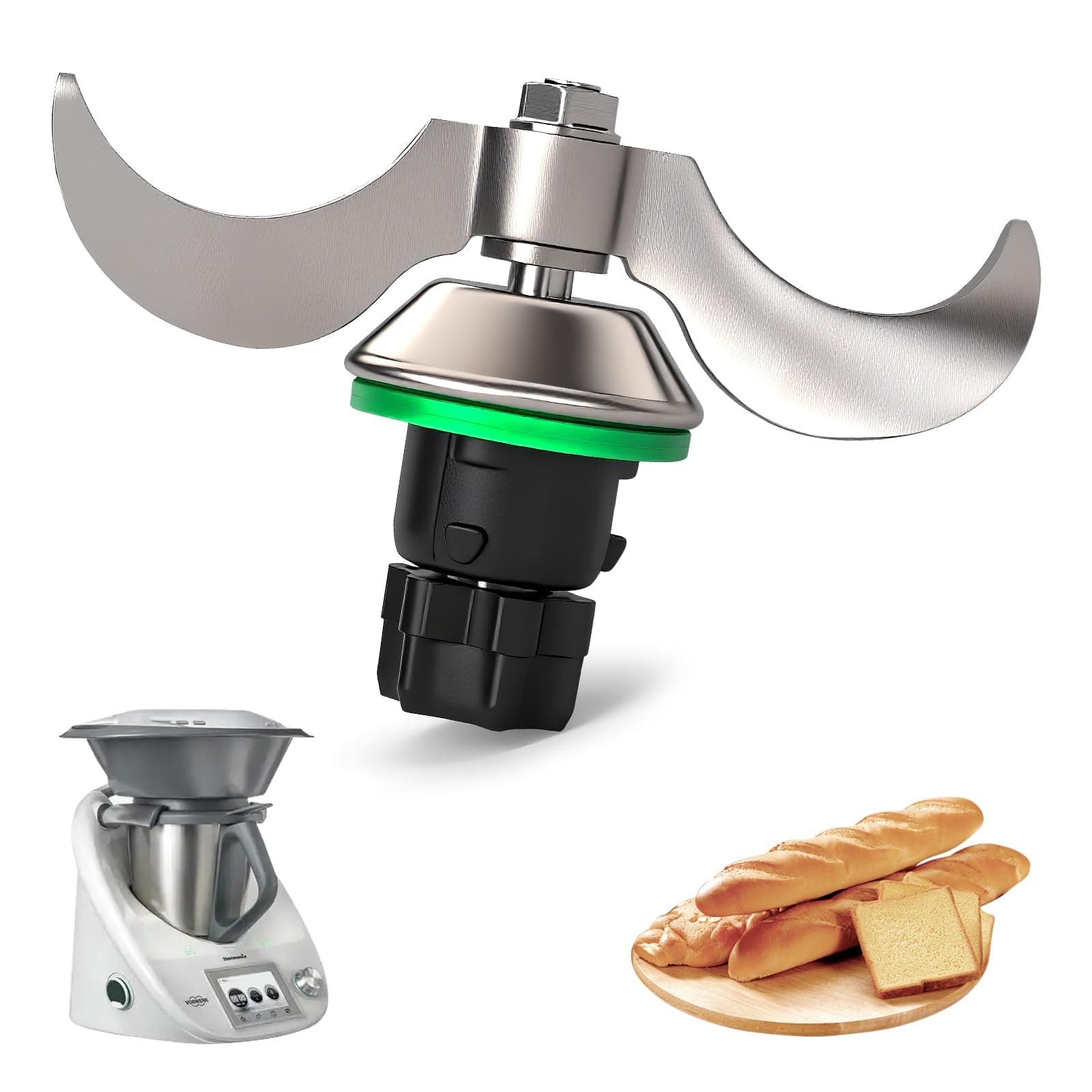 Teigmesser für Thermomix TM7 TM6 TM5, Ersatzteile Teigmischmesser für Thermomix, Mixmesser Ersatz Zubehör für Vorwerk Thermomix TM7 TM6 TM5 Angebot bei HelloDeals