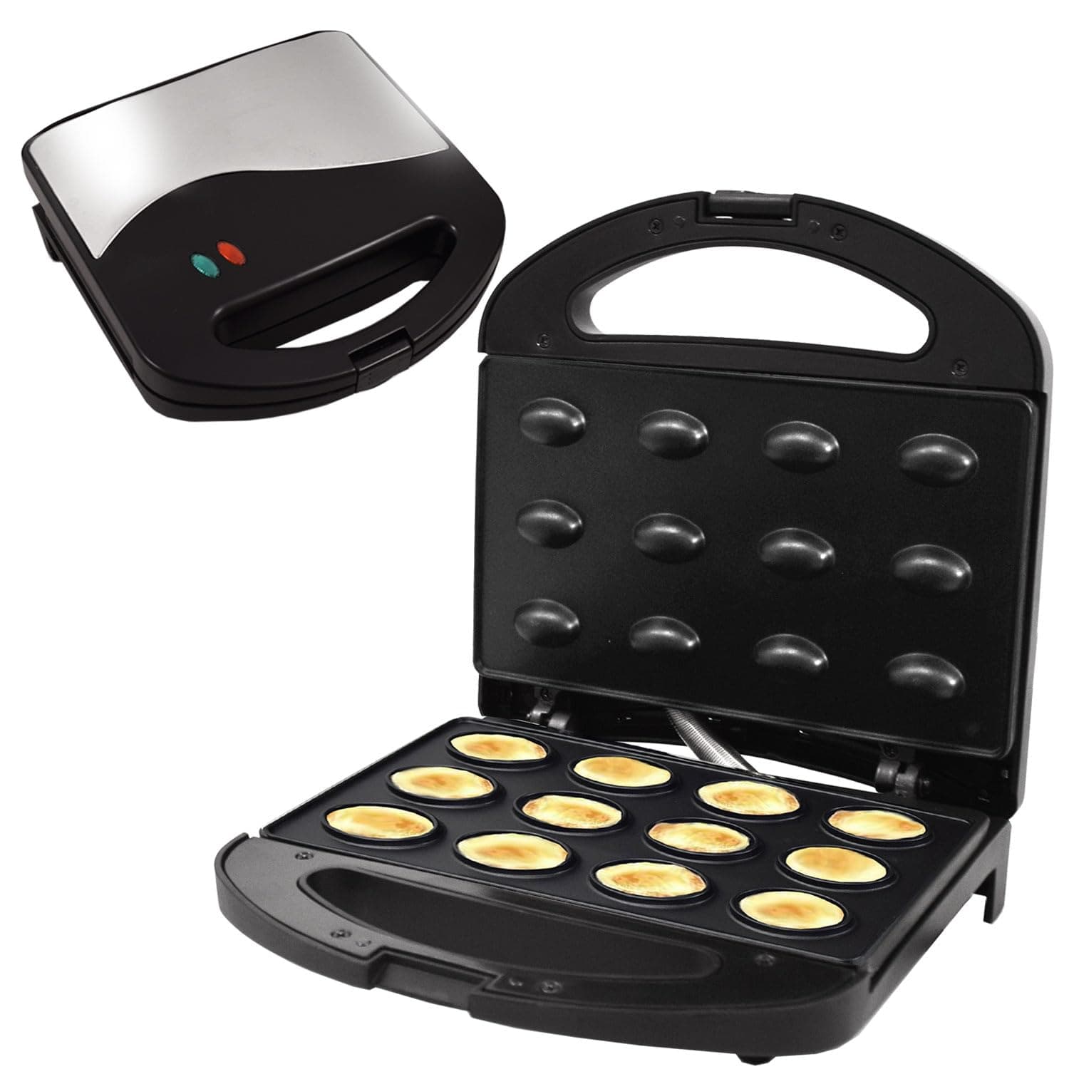 Syntrox Germany Chef Maker NM-750W Nut Nuss-Wunder Nussbäcker Waffeleisen Angebot bei HelloDeals