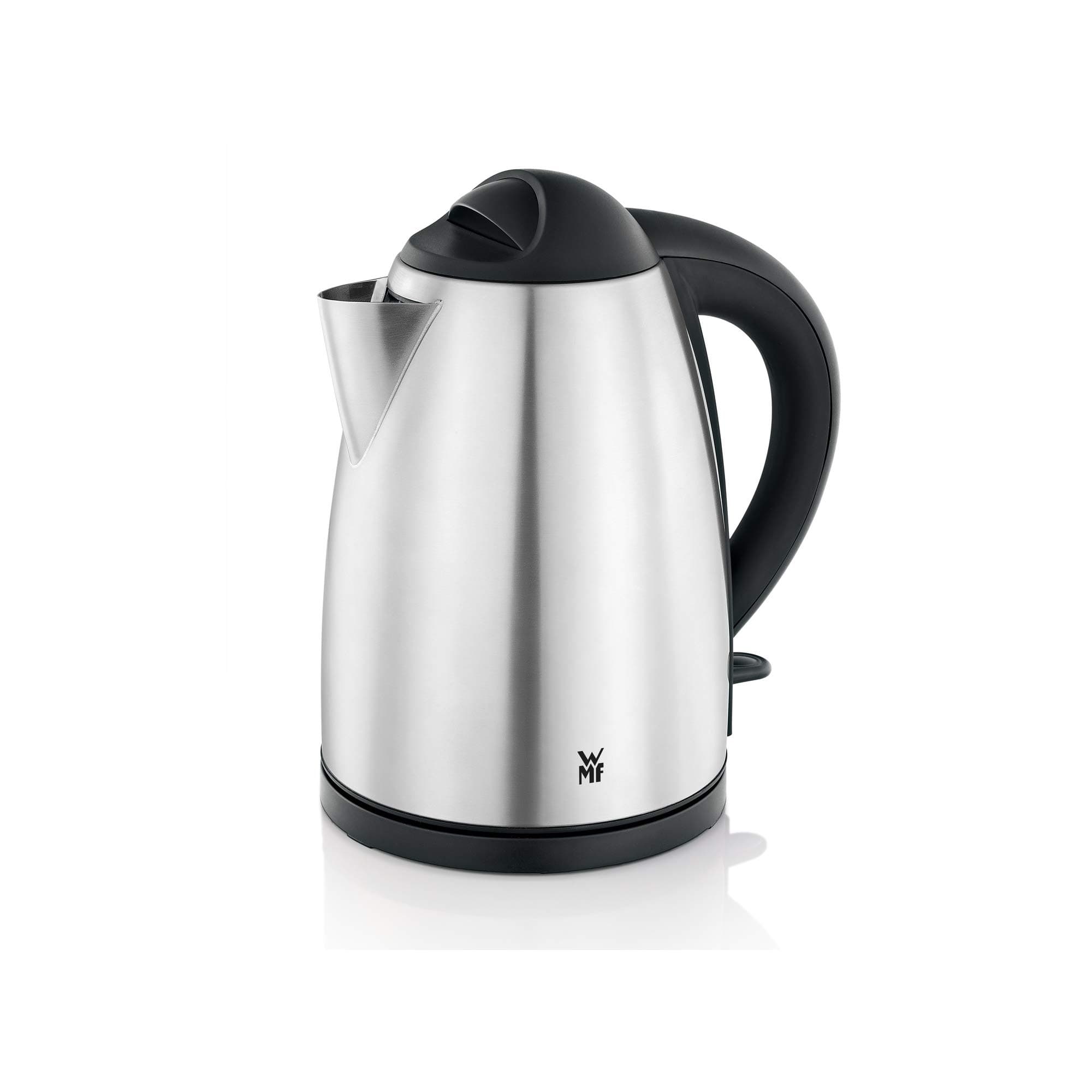 WMF Bueno Wasserkocher Edelstahl 1,7l, elektrischer Wasserkocher mit Kalkfilter, 2400 W, beleuchtete Wasserstandsanzeige, edelstahl matt Bueno - 1,7l Silber Angebot bei HelloDeals