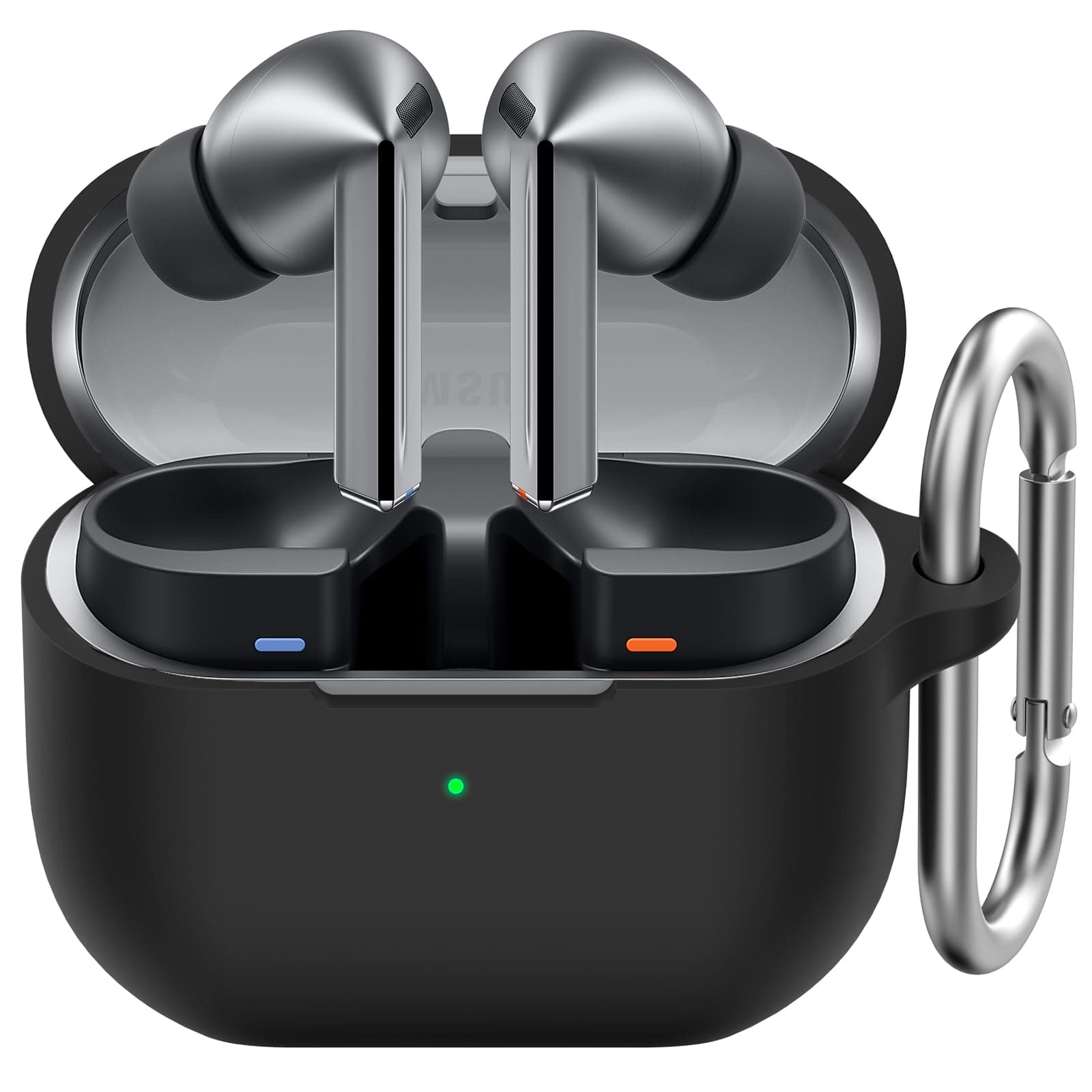 AhaStyle Silikon Hülle für Samsung Galaxy Buds 3 FE (2025) / Buds3 Pro/Buds 3 (2024) Stoßfeste Vollschutzhülle Kompatibel mit Samsung Galaxy Buds3 Serie (Schwarz) für Galaxy Buds 3 FE/Buds3 Pro/Buds 3 Schwarz Angebot bei HelloDeals