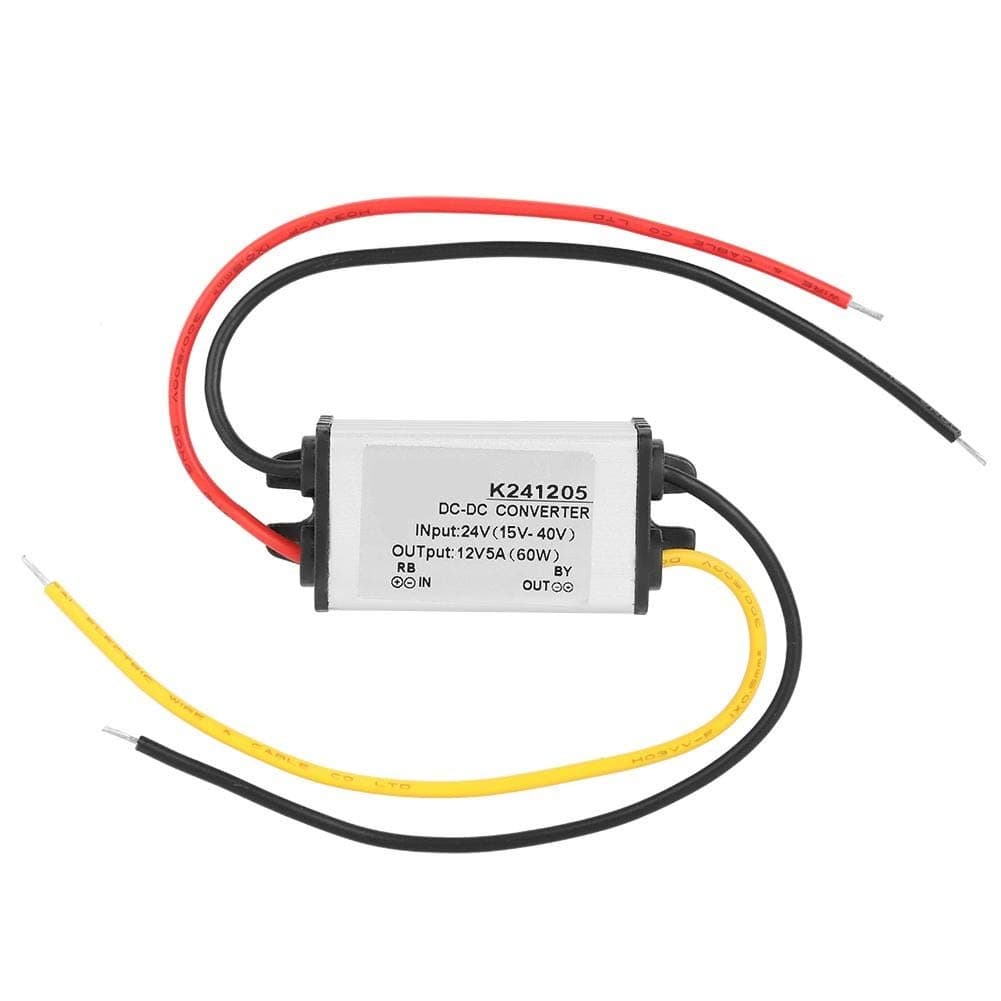 Netzteil Spannungswandler DC-DC-Wandler 24V auf 12V, 5A Spannungsversorgung Aluminiumgehäuse Netzteil Transformator für LED-Streifen Auto Audio Radio LED-Anzeige Angebot bei HelloDeals