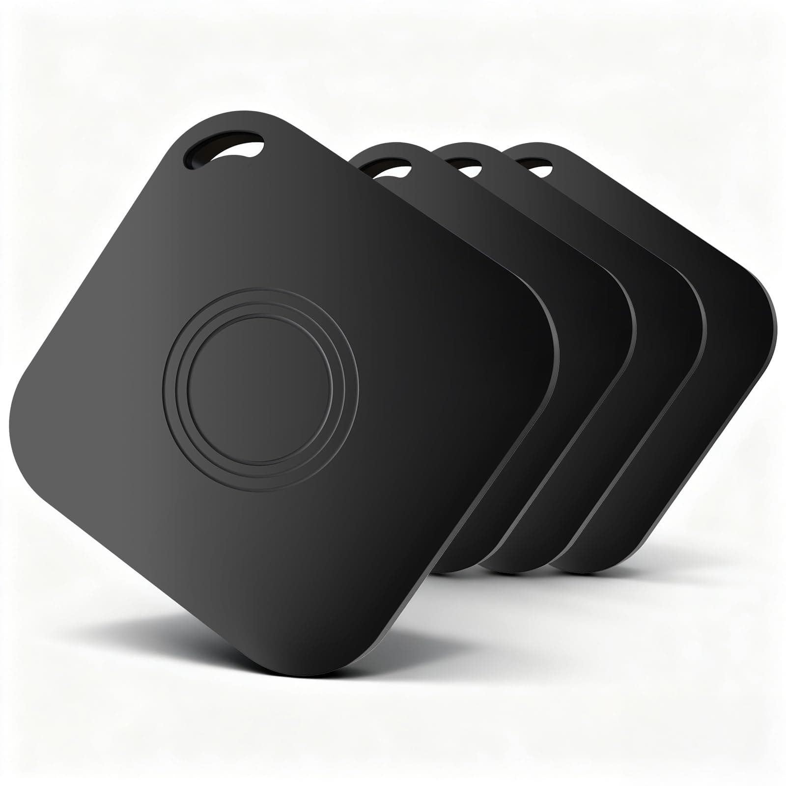 Air Schlüsselfinder Tag, 4er Pack Air Smart Tracker Tag Kompatibel mit Apple Find My(nur iOS), Anti-Lost Tracker für Schlüssel, Geldbörse, Haustiere und Gepäck, Wasserdicht mit Austauschbarer Batterie Black Angebot bei HelloDeals