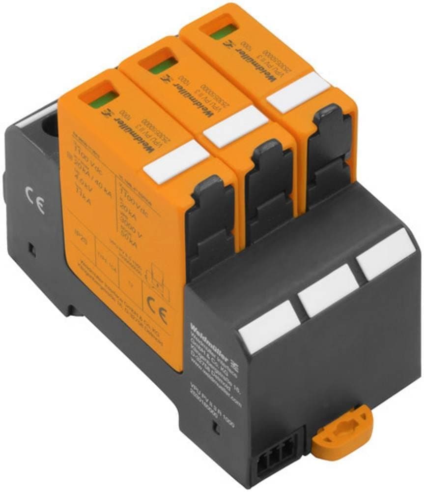Weidmüller 2530550000 VPU PV II 3 1000 Überspannungsschutz-Ableiter steckbar Überspannungsschutz für: Photovoltaik-Anla Angebot bei HelloDeals