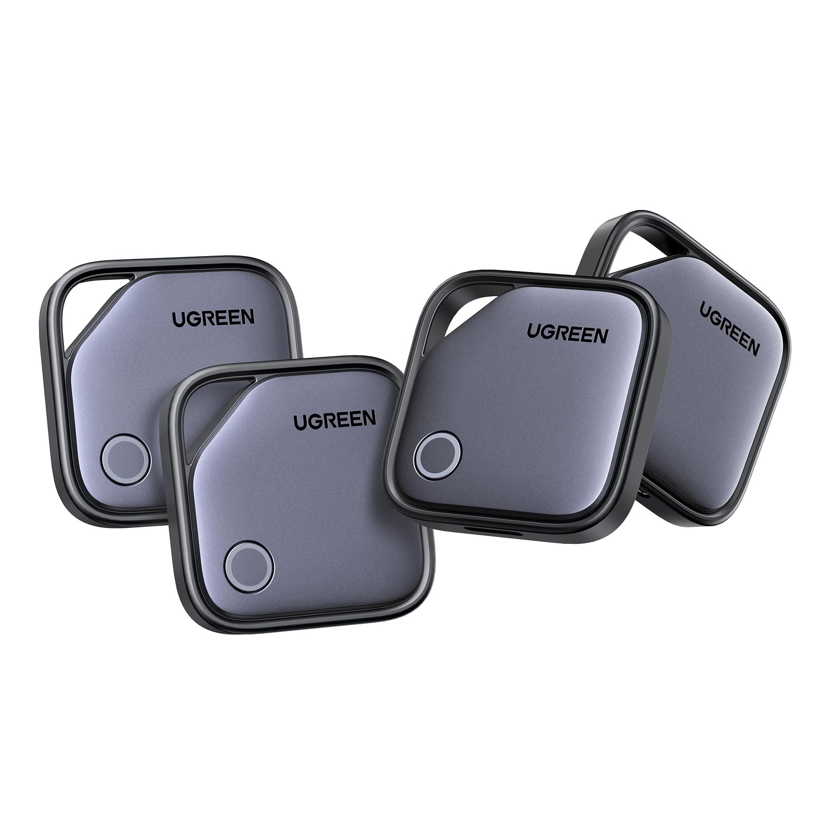 UGREEN FineTrack G 4er Pack mit USB C Aufladung, Bluetooth Tracker kompatibel mit Google Find Hub (nur Android), Schlüsselfinder für Gepäck/Koffer, Smarttag kompatibel mit Pixel 10/Galaxy S25 usw. Angebot bei HelloDeals