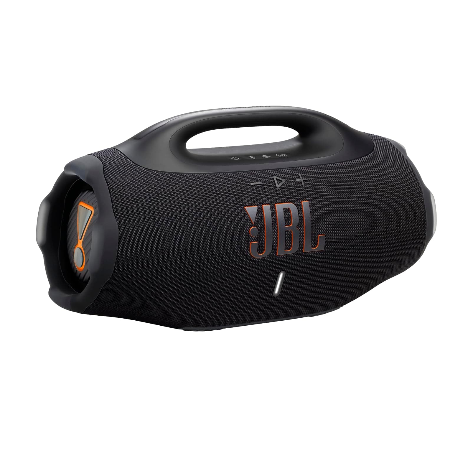 JBL Boombox 4 Tragbarer Bluetooth Lautsprecher, JBL Pro Sound mit AI Sound Boost, IP68 Wasser- und Staubdicht, Bis zu 34h Wiedergabe, Auracast Multi-Speaker, 2 Bass-Boost-Modi, Schwarz Angebot bei HelloDeals