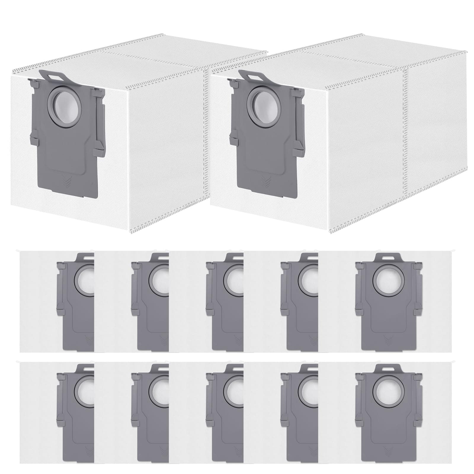12 Stück Staubbeutel für Roborock Qrevo/Qrevo S/Qrevo Pro/Qrevo Master/Qrevo Edge/Qrevo Curv/Qrevo Slim/QV 35A/35S/QR/S8 MaxV Ultra/Saros 10/10R Staubsauger, Ersatzbeutel Staubsaugerbeutel Ersatzteile Qrevo/Saros/QV/QR bags 12 Pack Angebot bei HelloDeals