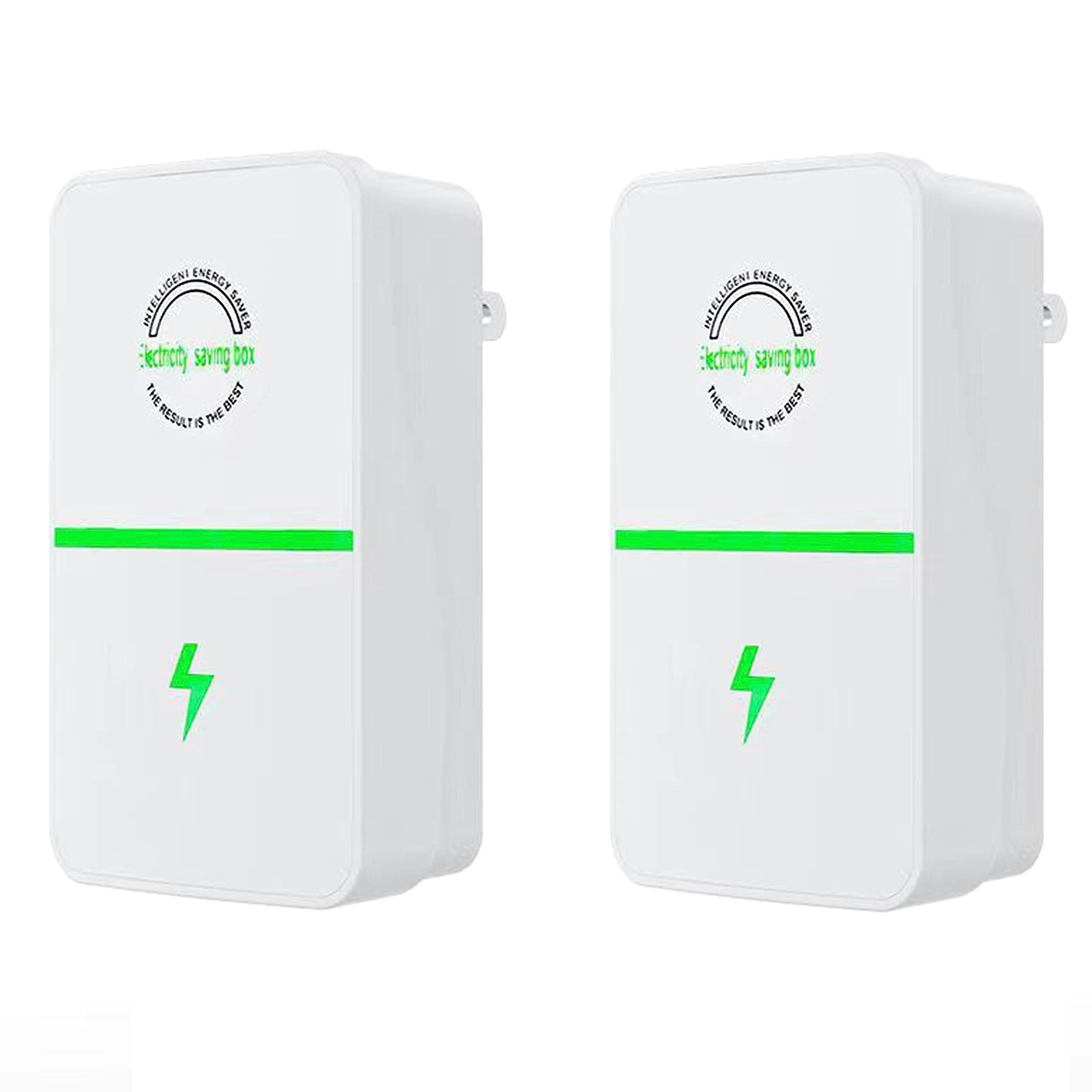 Power Save Energy Saver, 28KW Energiesparer Smart Energy Saver GeräTe Stromsparkasten Haushalts Energiesparer Stromsparbox Stromreduzierer Elektrischer Stromspannungsstabilisator (2 Pack Weiß) Angebot bei HelloDeals