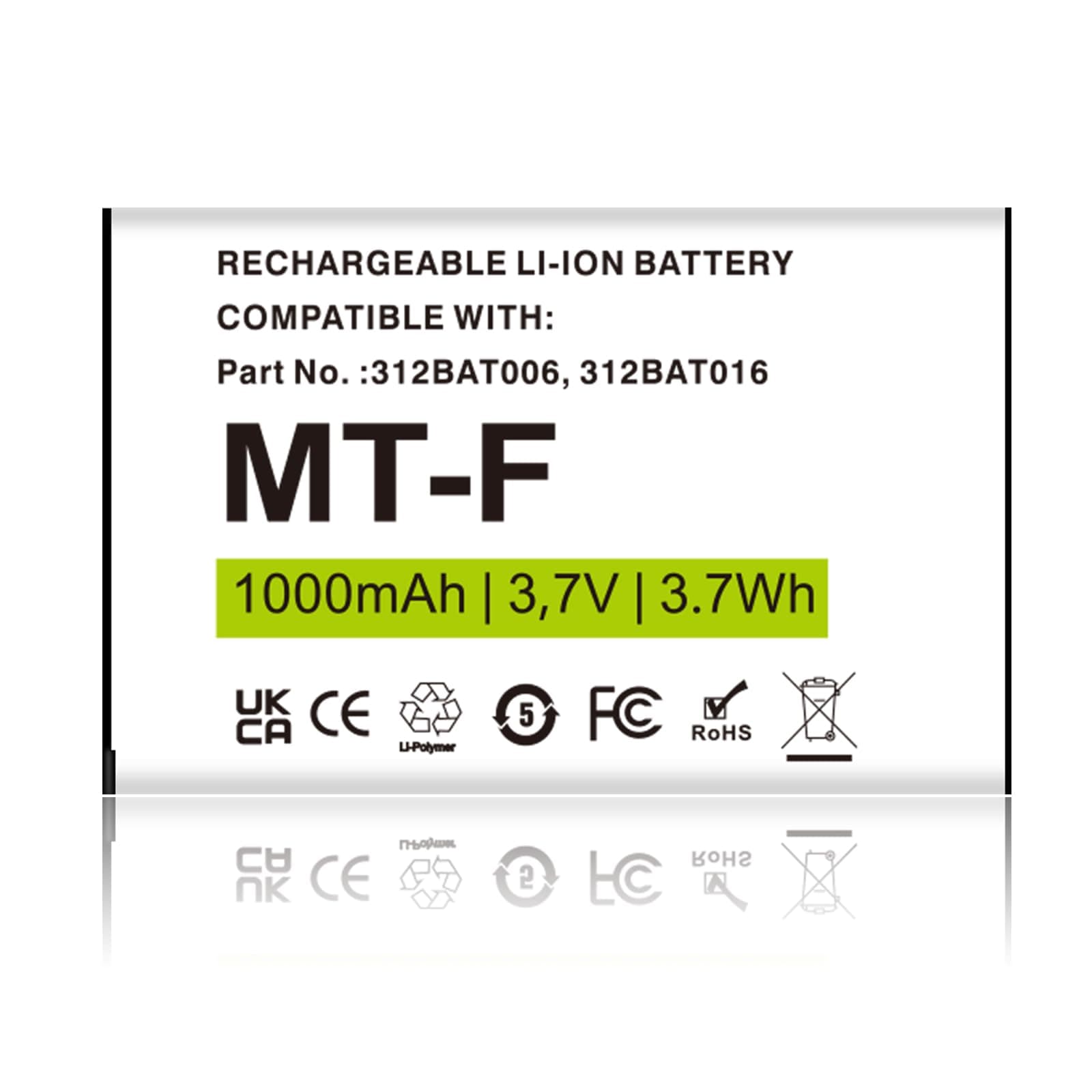 Akku für AVM Fritz!Fon MT-F C5 C4 M2, Wiederaufladbare 1000mAh Batterie kompatibel mit Original AVM Fritz!Fon 312BAT006/016 (1 Stück, Li-Ion) C5/ C4 /M2, 1 Stück Angebot bei HelloDeals