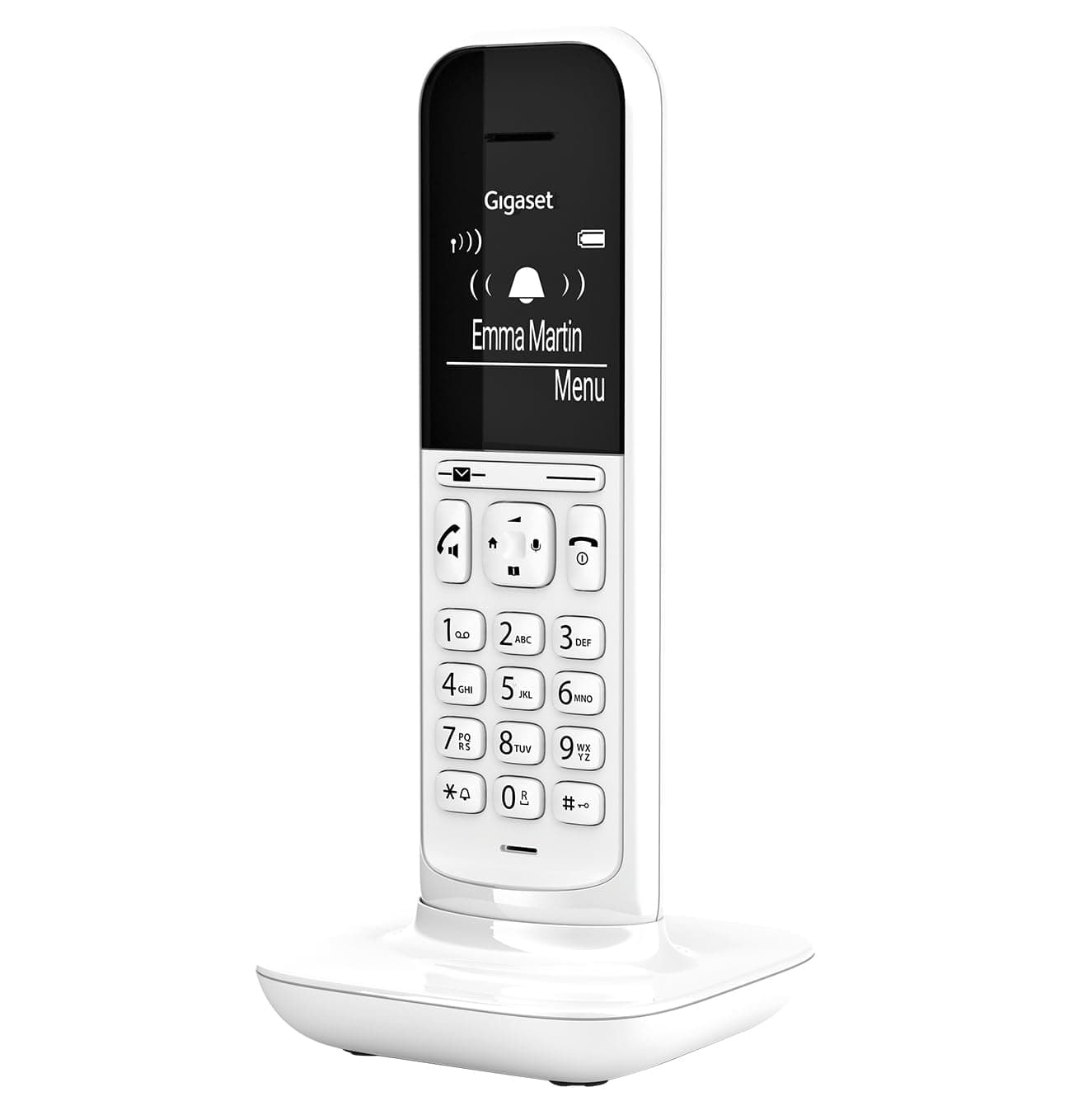 Gigaset CL390HX - Design DECT-Mobilteil mit Ladeschale - Fritzbox-kompatibel - Schnurloses Telefon für Router und DECT-Basis - 2 Akustik-Profile, weiß [Deutsche Version] [Ohne Basis] 1 Mobilteil weiß Angebot bei HelloDeals