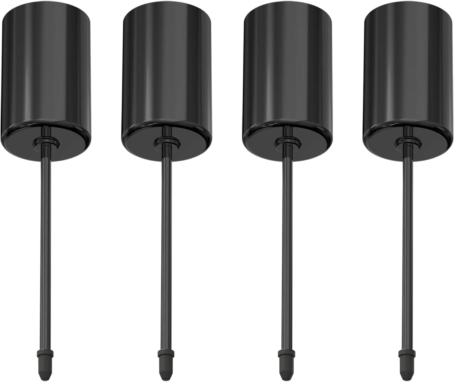 Adventskranz Kerzenhalter,Retro Schwarz Adventskerzenhalter Metall Kerzenleuchter 4 Stück, für Adventskranz Weihnachten Kerzenteller Mit Dorn 4*black Kerzenhalter Angebot bei HelloDeals