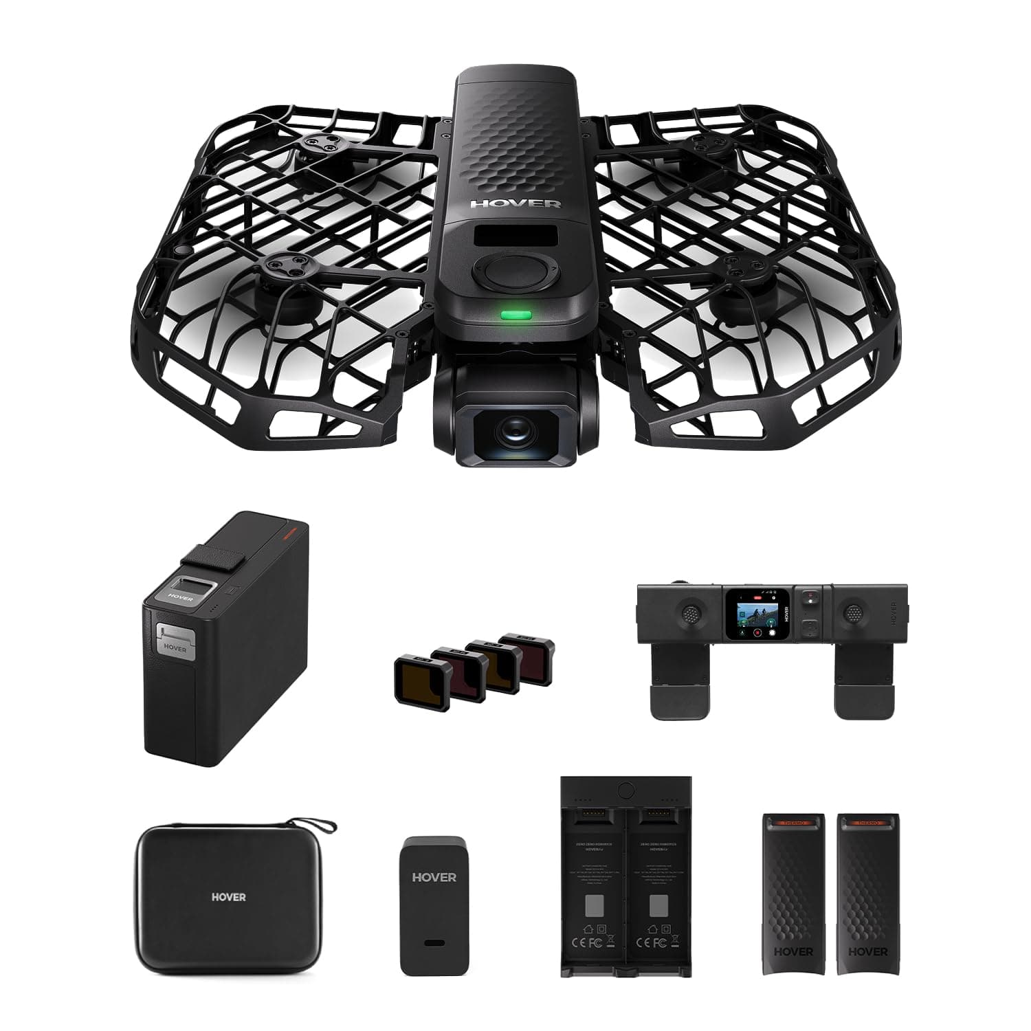 HOVERAir X1 PRO Drohne mit Kamera 4K, Faltbar Action Cam mit über 15 vollautomatischen Flugmodi, 42 KM/H, Fliegen überall mit OmniTerrain, Rückkollisions-Erkennung (Ski Kombo) PRO(Ski Kombo) Angebot bei HelloDeals