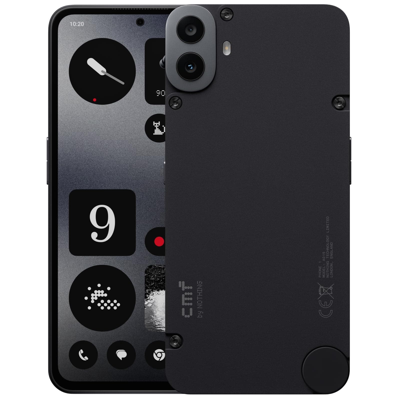 CMF Phone 1 8+128GB - Handy ohne vertrag mit 50 MP Sony-Kamera auf der Rückseite mit Ultra XDR, 6,67 Zoll Super-AMOLED-Display und Nothing OS 2.6 - Schwarz sc schwarz Angebot bei HelloDeals