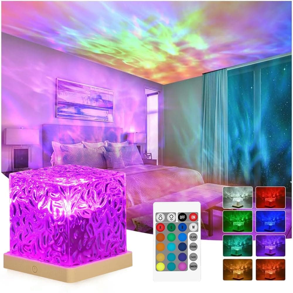 LED Sternenhimmel Projektor, Aurora Lampe - 16 Colors 30 Beleuchtungsmodi Polarlicht Lampe Geeignet für Kinderzimmer Dekoration/Partys/Urlaubsgeschenke Angebot bei HelloDeals