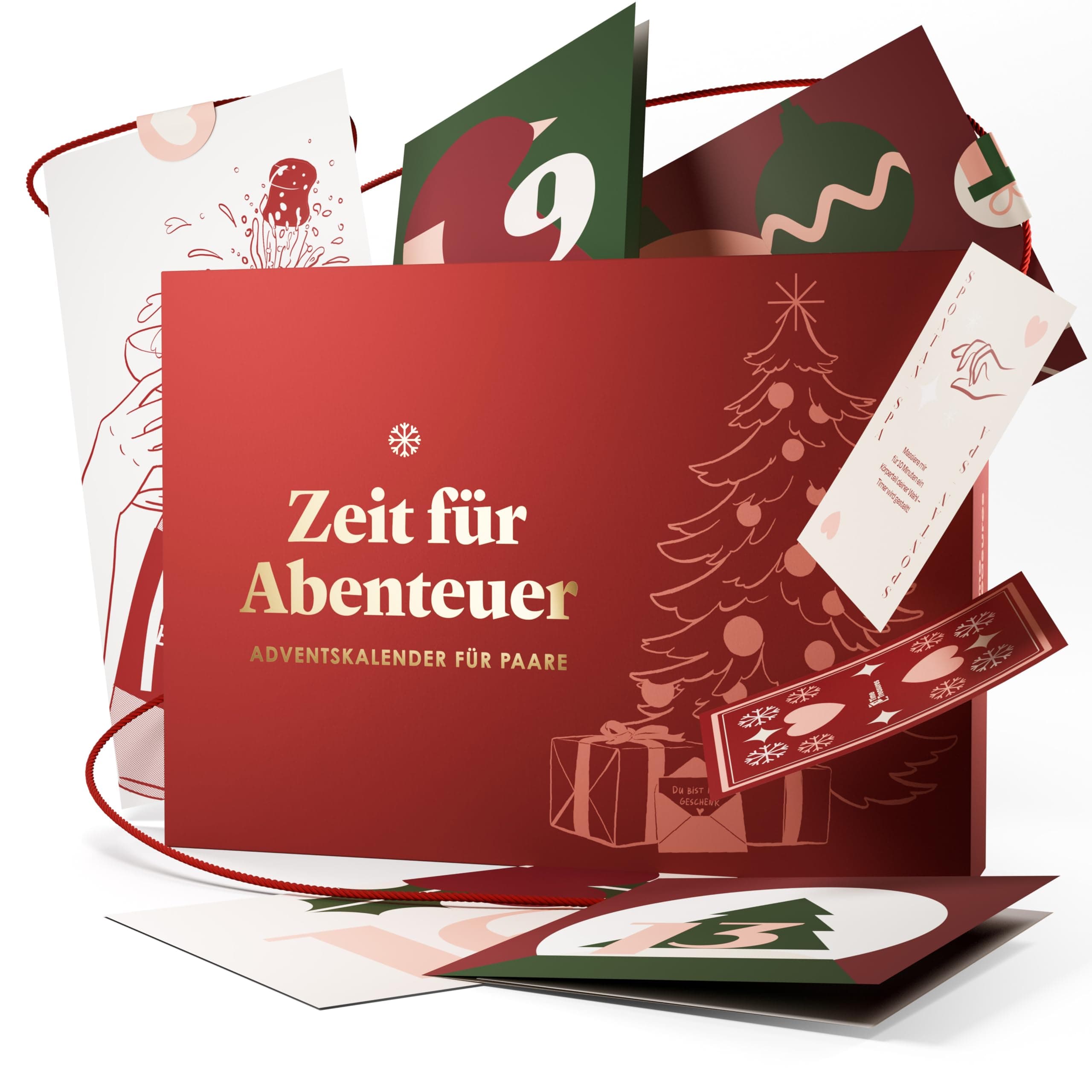 Adventskalender für Paare: Zeit für Abenteuer I Date Adventskalender 2025 für Pärchen I Duell Weihnachtskalender mit Partner Spiele für mehr Zweisamkeit I Geschenke für Partner Angebot bei HelloDeals