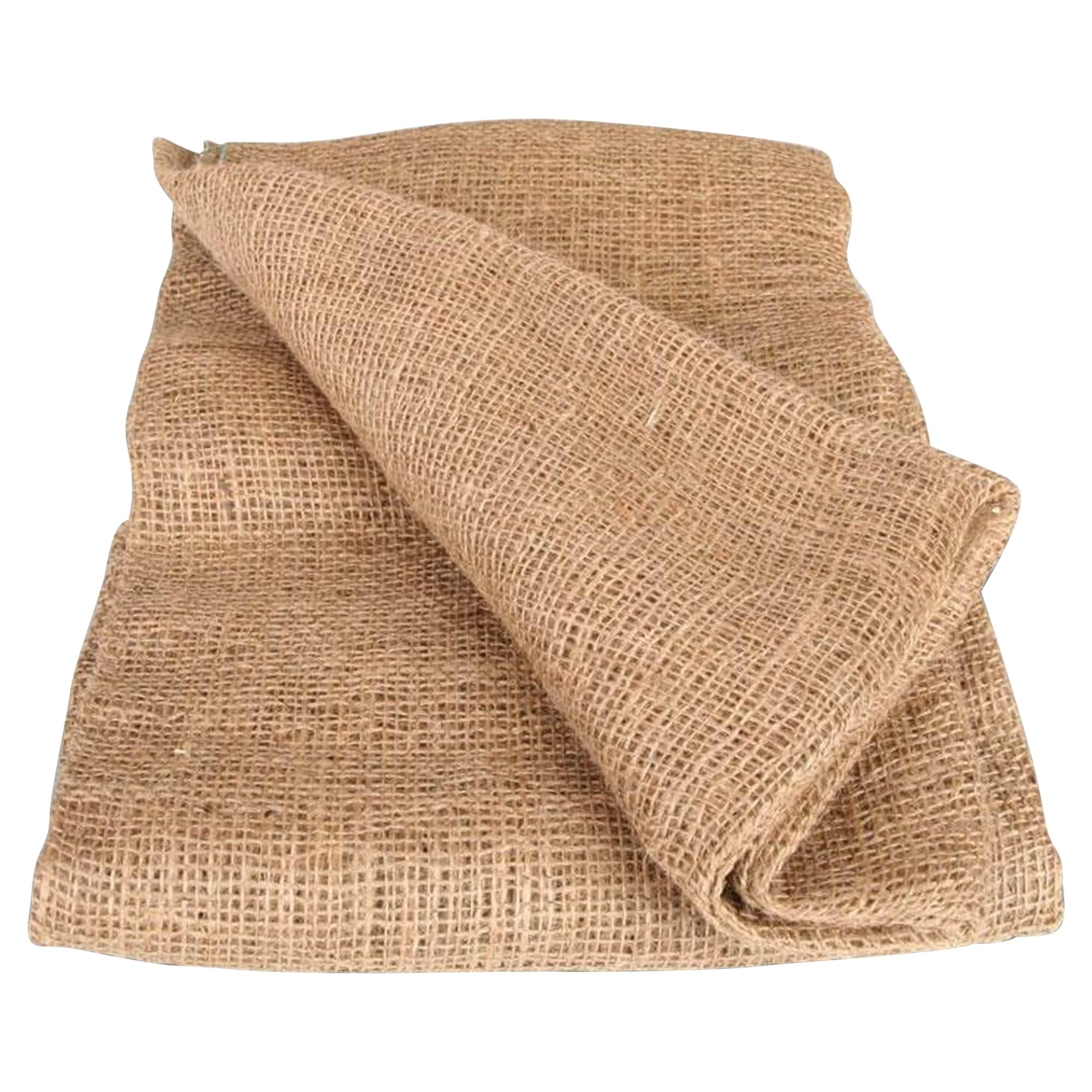 NOOR Premium Jute-Decke 1 x 3 m I Zuschnitt Natur zum Adventskalender Basteln, als Deko-Material oder Frostschutz für Pflanzen I Winterschutz für Topf- und Kübelpflanzen Braun Single Angebot bei HelloDeals