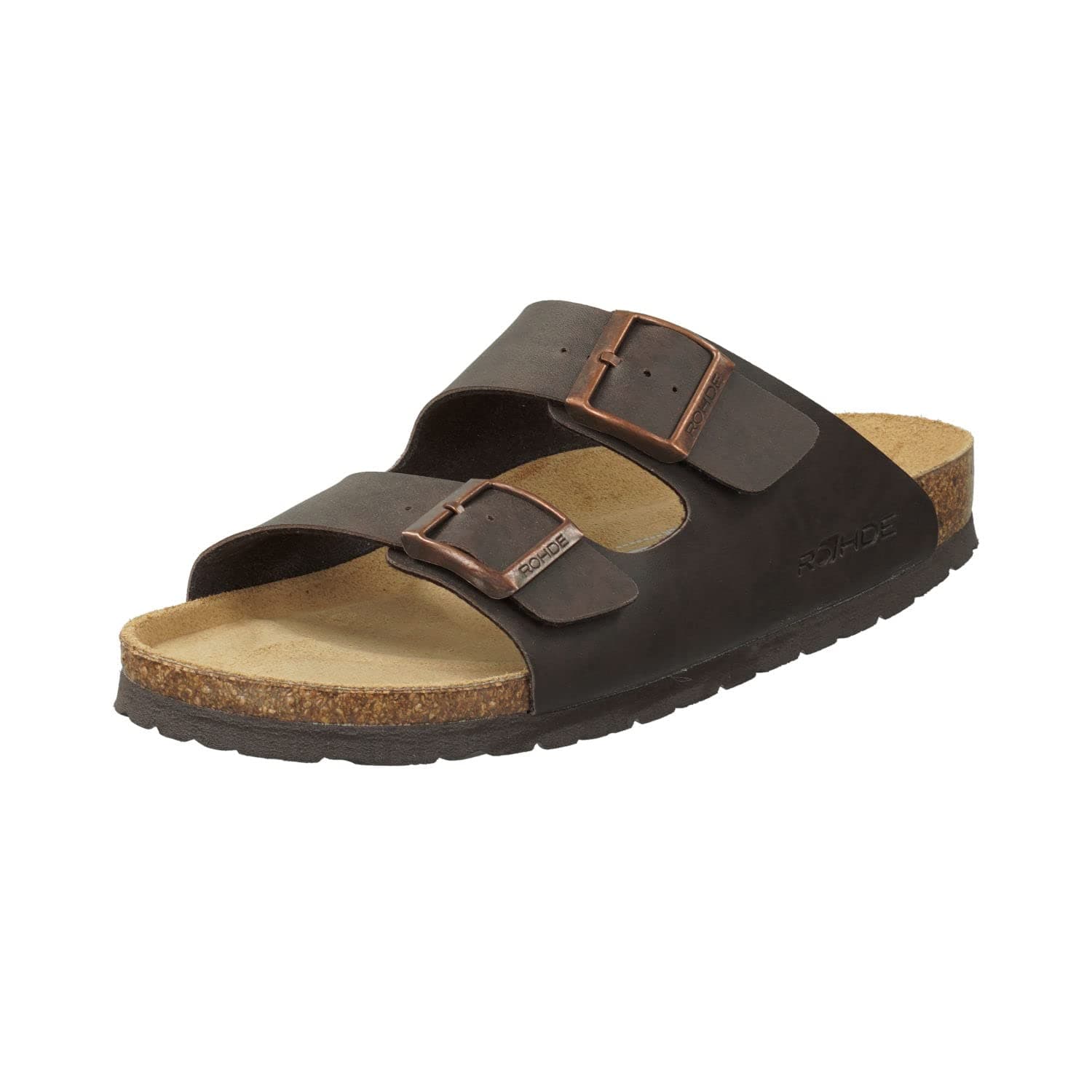Rohde GRADO Herren, Männer, Pantoletten, Slipper,Slides,Sandalen,Sommerschuhe,Freizeitschuhe 44 EU Mocca 72 Angebot bei HelloDeals
