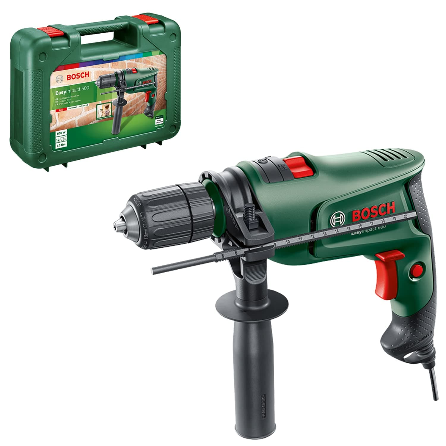 Bosch Schlagbohrmaschine EasyImpact 600 (600 Watt, im Koffer) Angebot bei HelloDeals