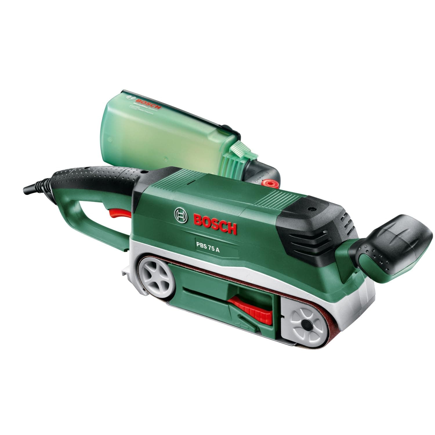 Bosch Home and Garden Bandschleifer PBS 75 A, 1 Schleifband K 80 (710 W, Schleiffläche 76 x 165 mm, Bandabmessung 75 x 533 mm), 06032A1000 PSB 75 A Angebot bei HelloDeals