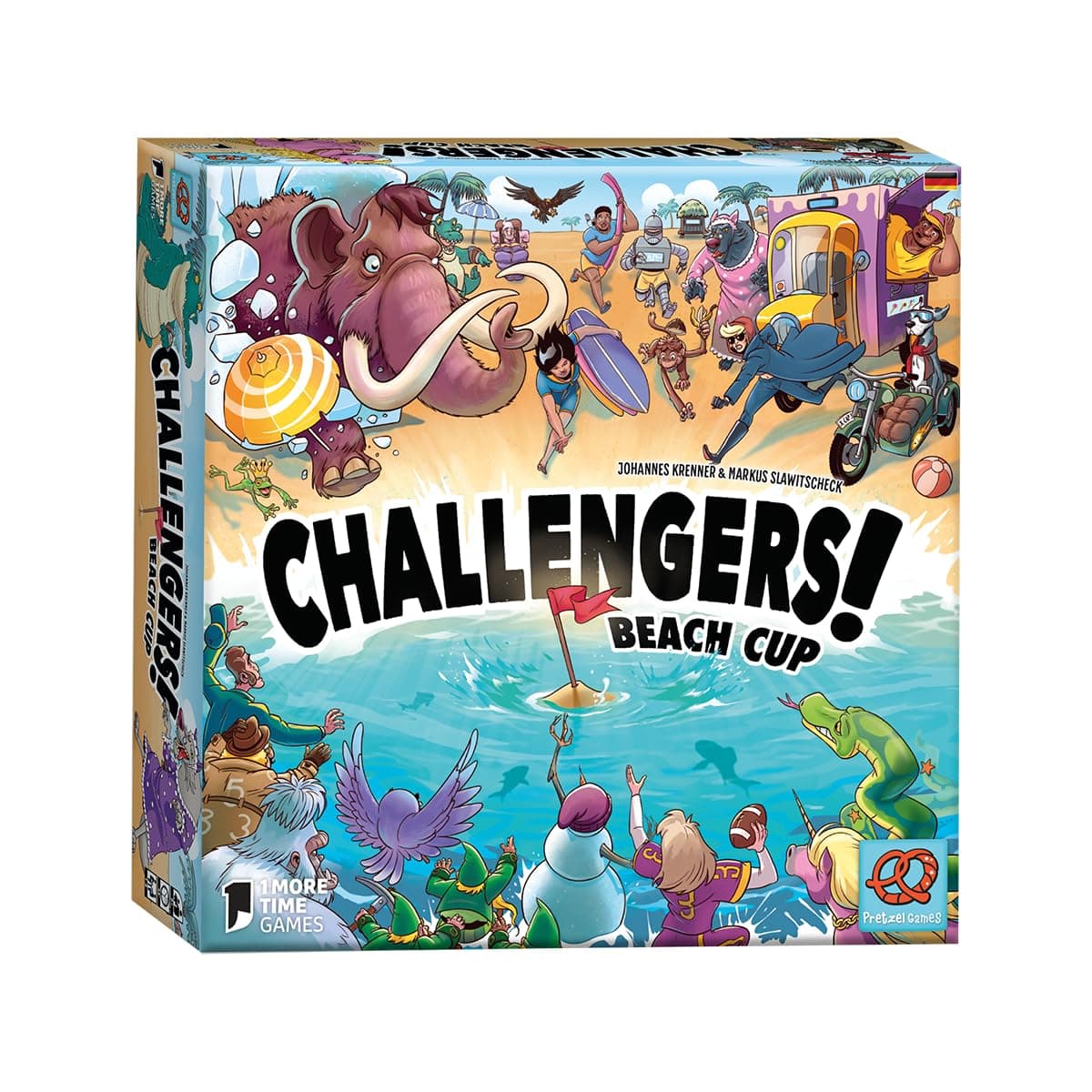 Challengers! Beach Cup, Kennerspiel, Kartenspiel, 1-8 Spieler, Ab 8+ Jahren, 45 Minuten, Deutsch Angebot bei HelloDeals