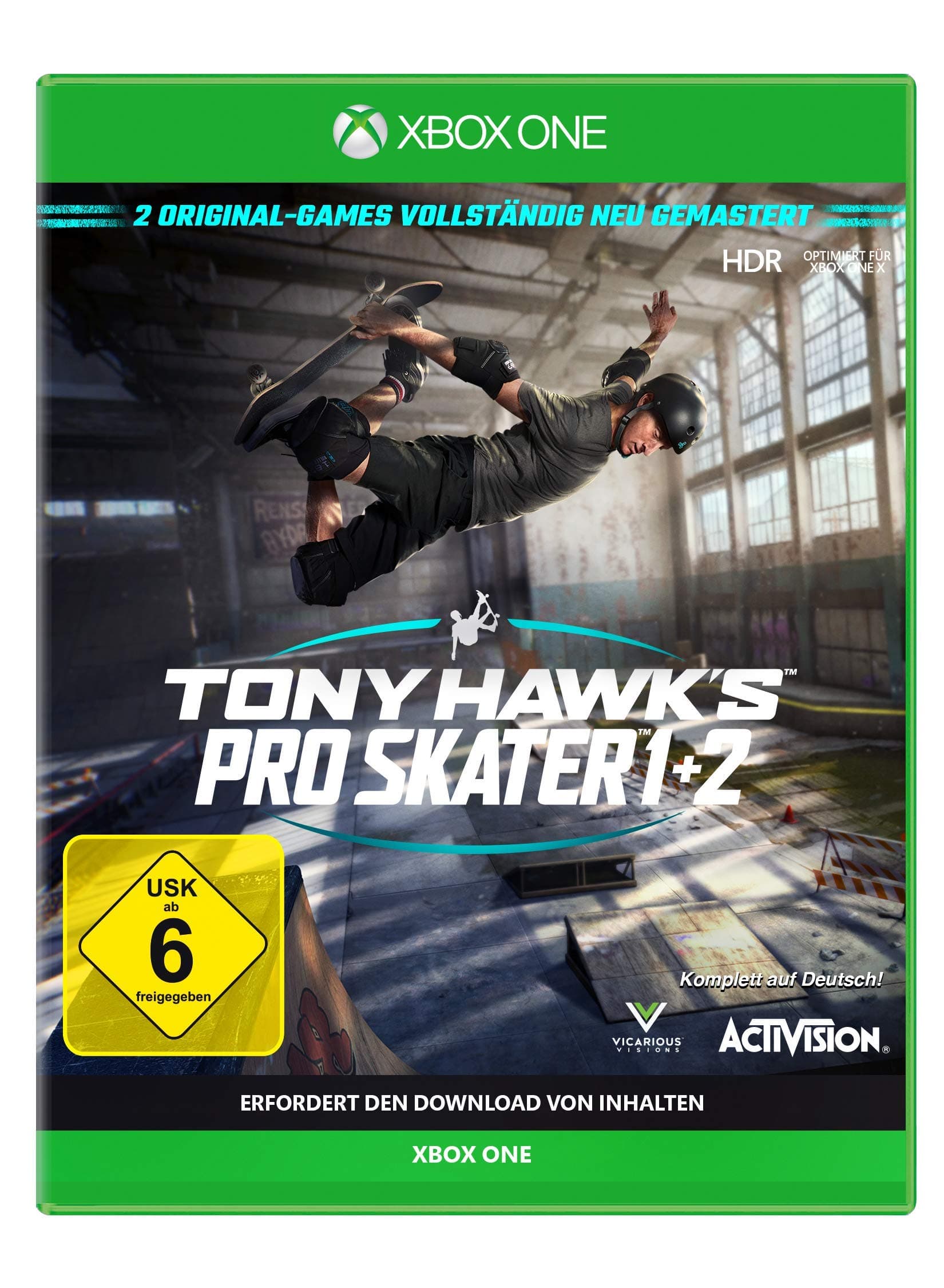 Tony Hawk's Pro Skater 1+2 (XONE) Xbox One Standard Angebot bei HelloDeals