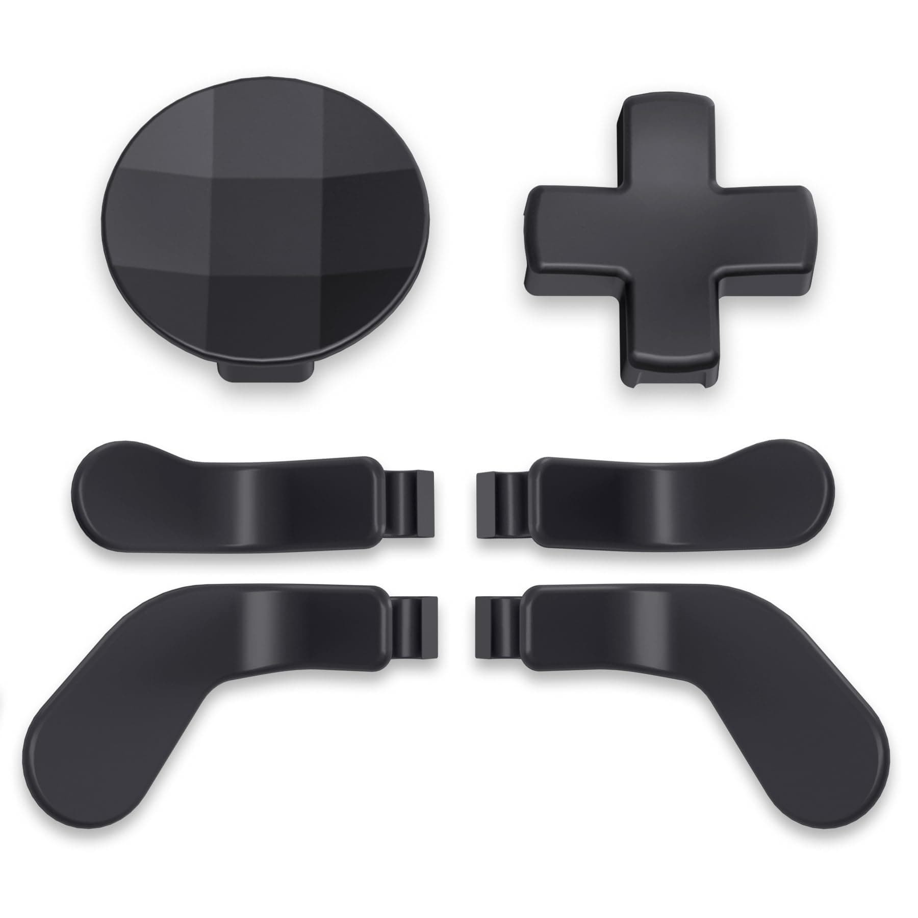 eXtremeRate 6 Pcs Metall D-Pads & Back Paddles Set für Xbox One Elite Controller, Swap Steuerkreuz&Trigger Tasten Knöpfe Ersatzteile für Xbox Elite Series 2/Series 2-Core Controller-Chrome Graphitgrau Angebot bei HelloDeals