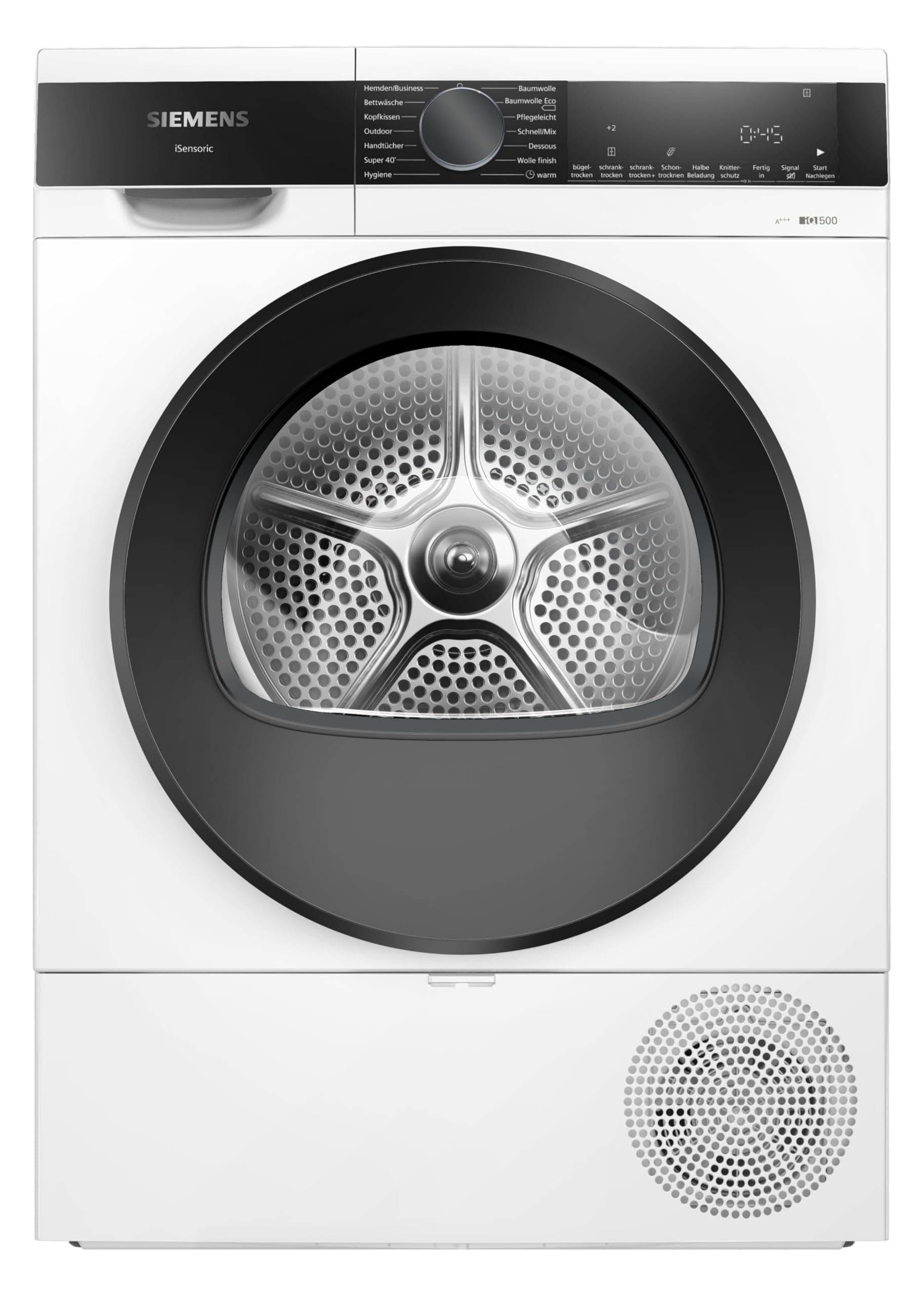 Siemens WQ33G2D40, iQ500 Wärmepumpentrockner für 1-8 kg Wäsche, Schnellprogramm für kleine Ladungen, Schonende Trocknung mit autoDry, softDry Schontrommel, Outdoor-Programm, LED-Display, Weiß 8 kg iQ500 Single Angebot bei HelloDeals
