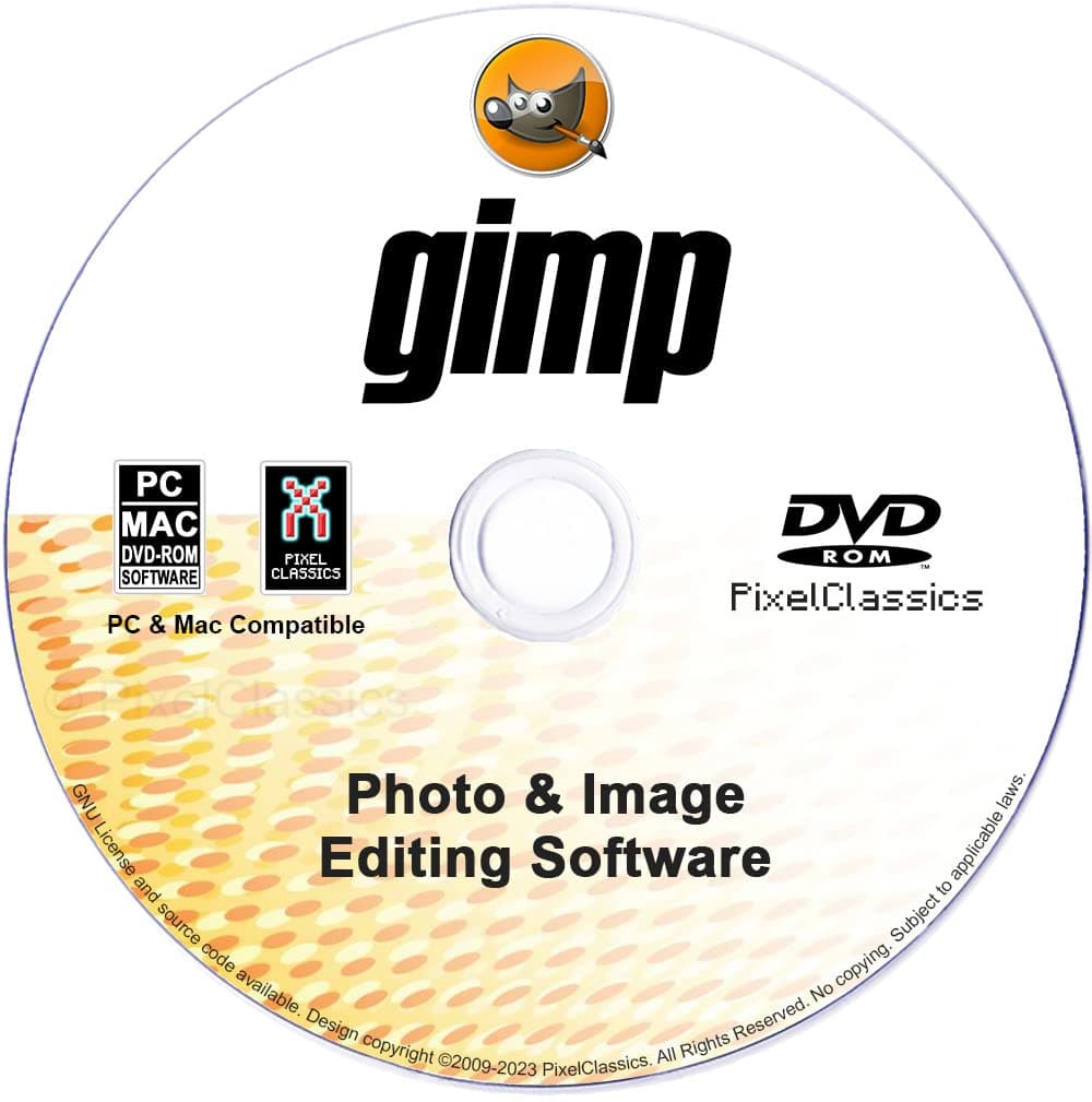 GIMP Photo Editor 2025 Premium Professionelle Bildbearbeitungssoftware CD Kompatibel mit Windows 11, 10, 8, 8.1 7, Vista, XP PC und Mac OS - Lebenslange Lizenz, keine monatliche Abonnementgebühr Angebot bei HelloDeals