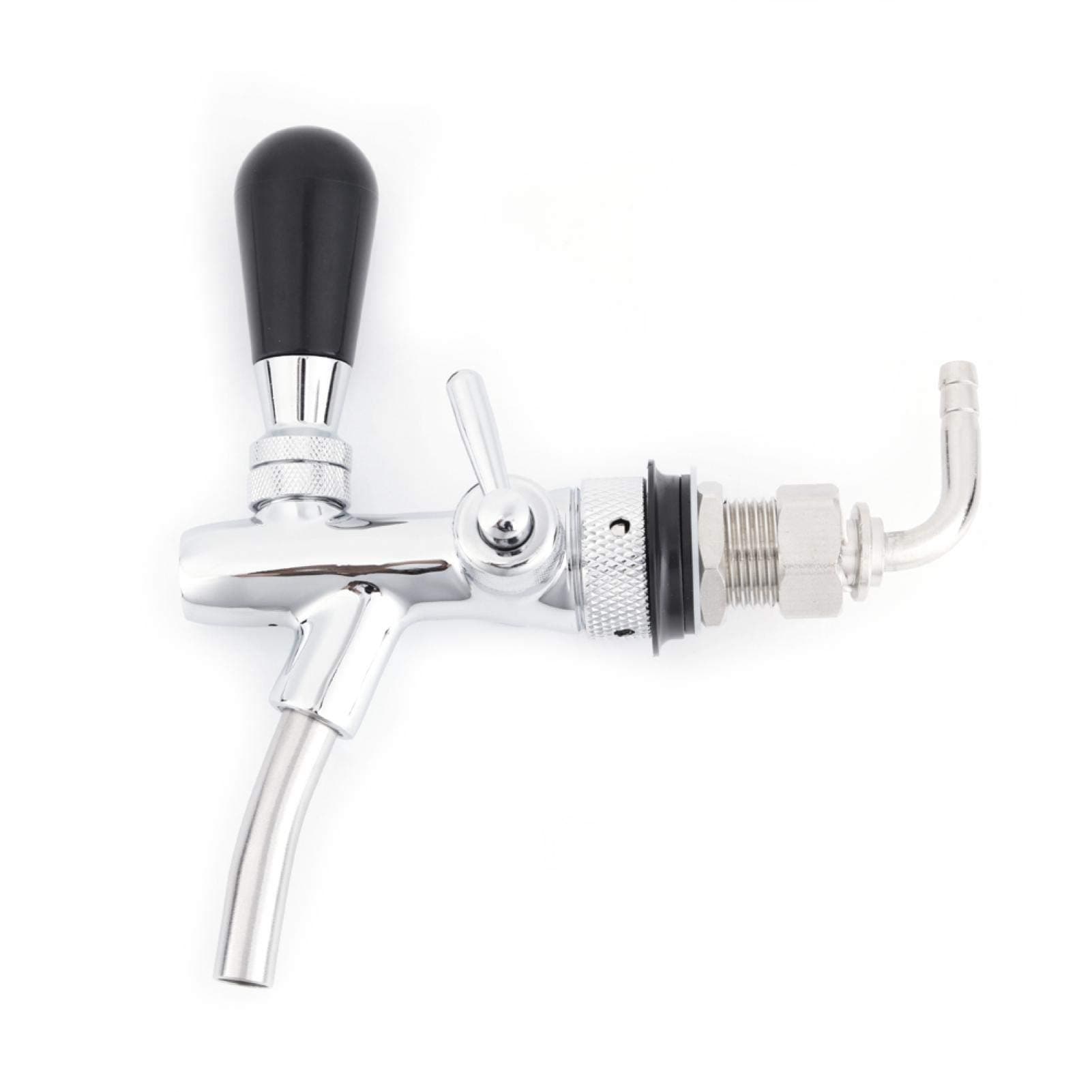 Bierzapfhahn，Jectse G5/8 Edelstahl gute Abdichtung Einstellbarer Bierhahn Bier Wasserhahn für Bars, Hotels, Restaurants, Zuhause und so weiter(silber) Angebot bei HelloDeals