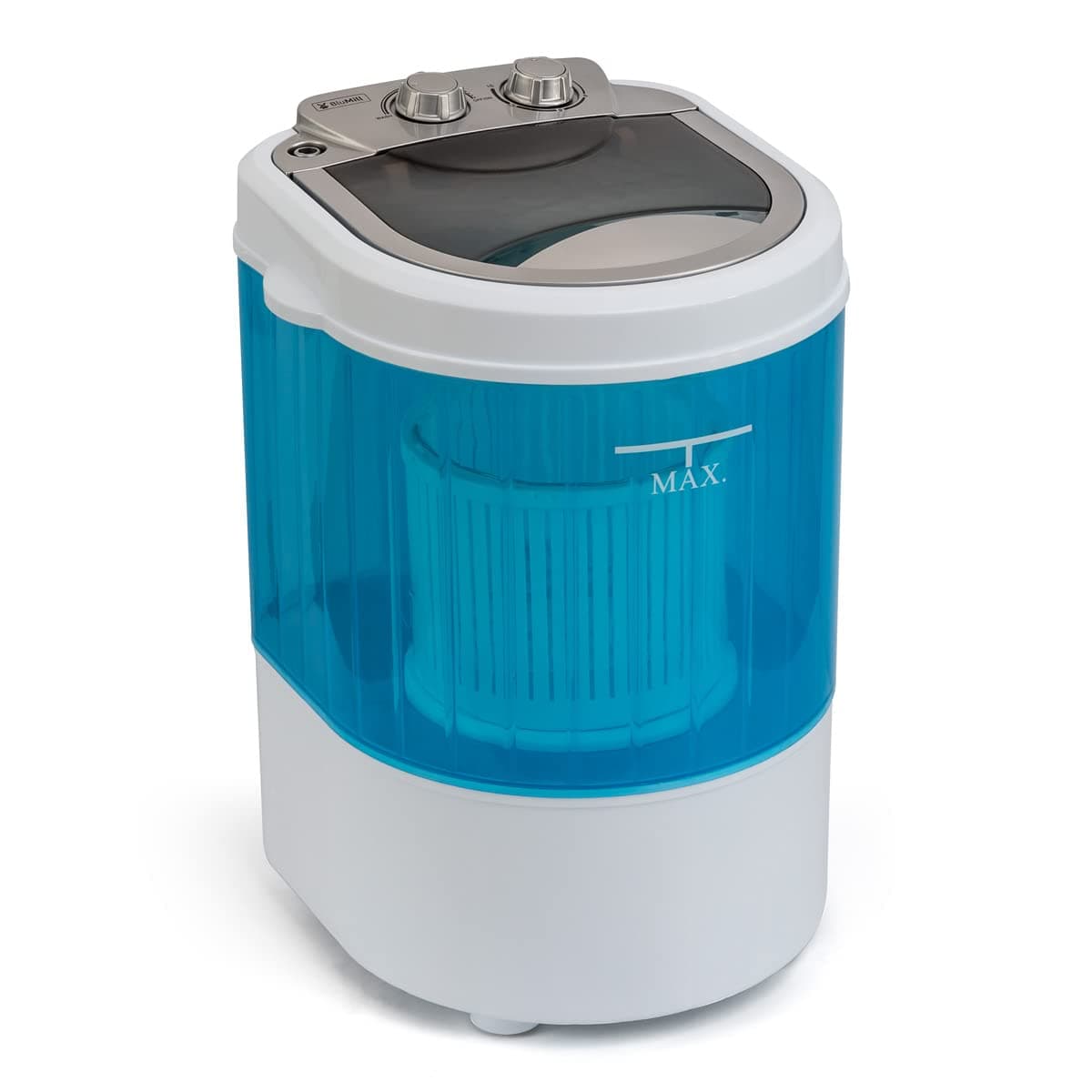 BluMill Mini Toplader Waschmaschine, mit Schleuder, Camping Waschmaschine bis zu 3 KG, Klein Und Handlich mit Tragegriff Angebot bei HelloDeals