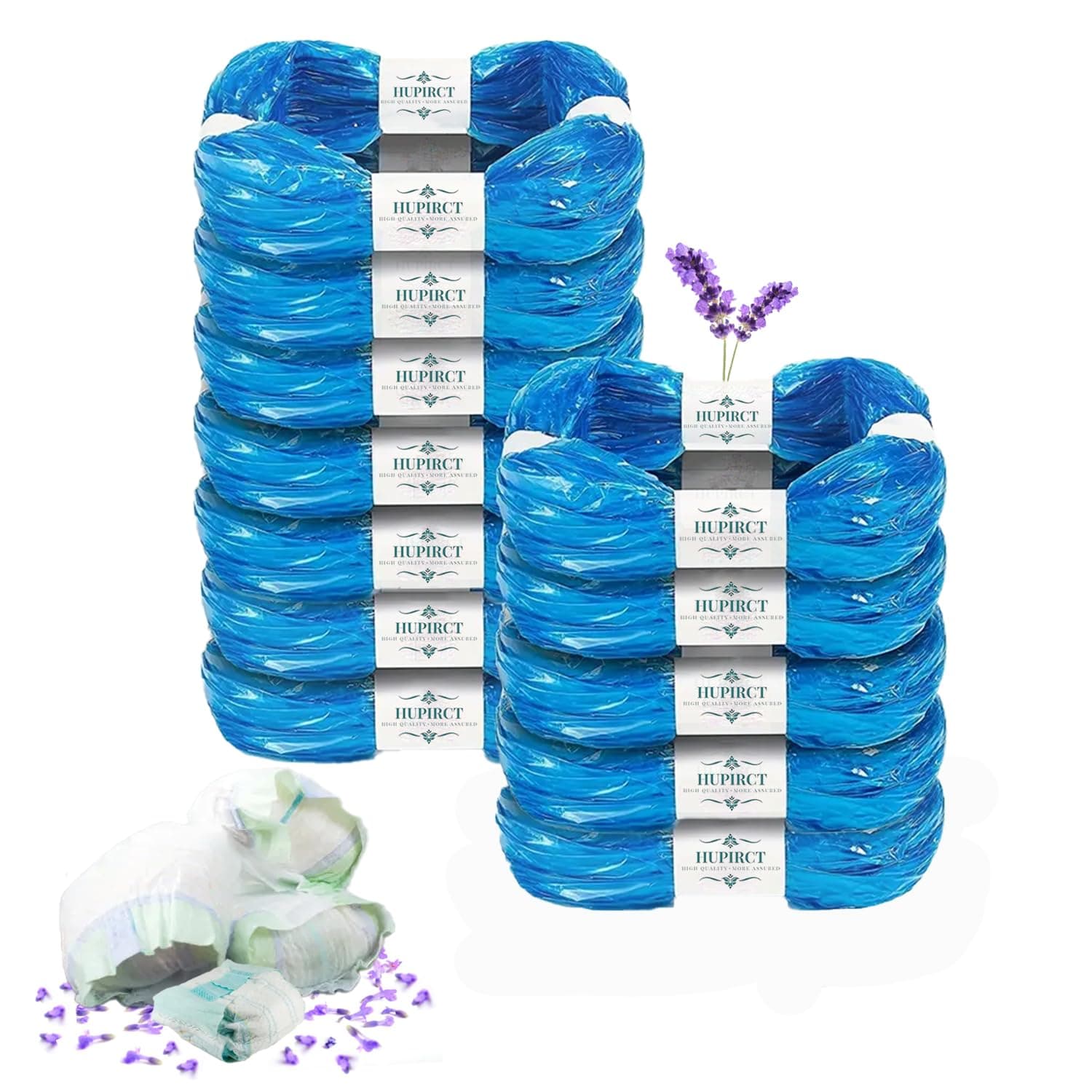 12 Stück ORIGINAL Windeleimer Nachfüllkassetten, Neu eingeführtes EVOH-Material mit hoher Barriere, Verbesserte Geruchsresistenz und Haltbarkeit, Kompatibel mit Windeleimer & Katzenstreueimer Angebot bei HelloDeals