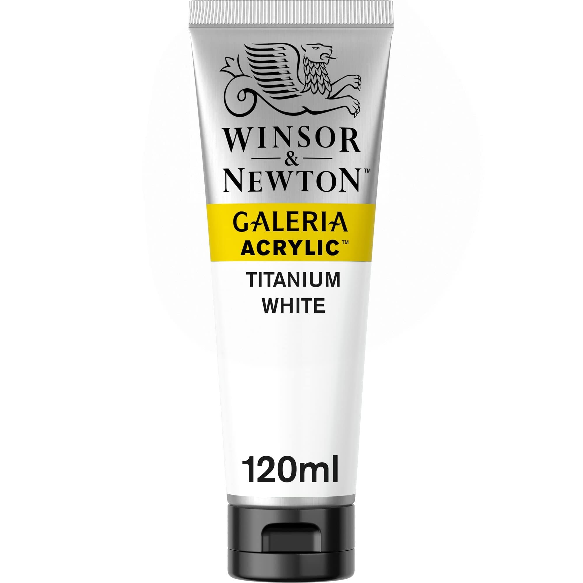Winsor & Newton 2131644 Galeria Acrylfarbe, hohe Pigmentierung, lichtecht, buttrige Konsistenz, 120 ml Tube - Titanweiss Titanweiß Angebot bei HelloDeals