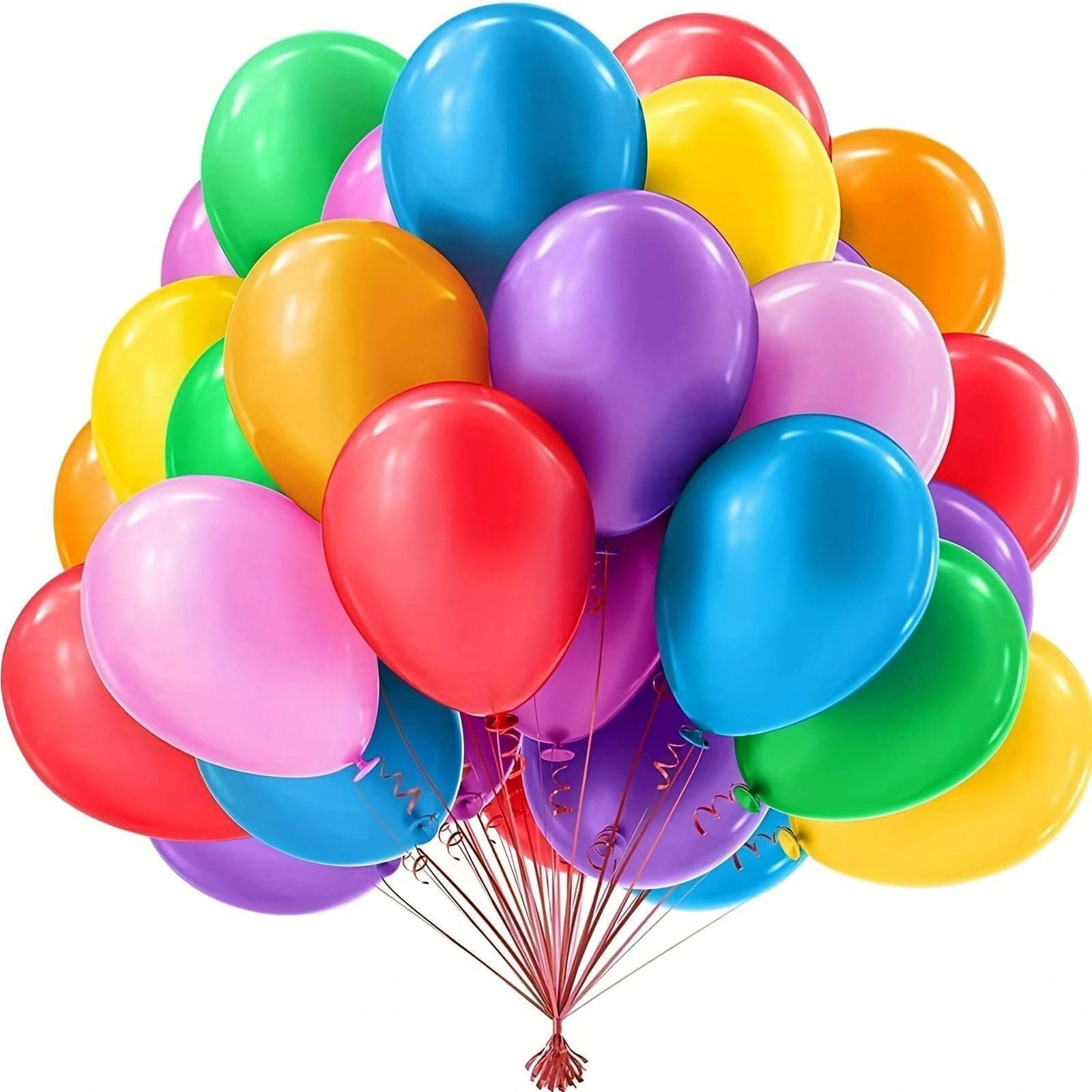 Luftballons Bunt 100 Stück – 30cm (12 Zoll) Premium Latex Ballons in 10 Bunte Farben für Geburtstag, Hochzeit, Party Dekoration & Feiern Angebot bei HelloDeals