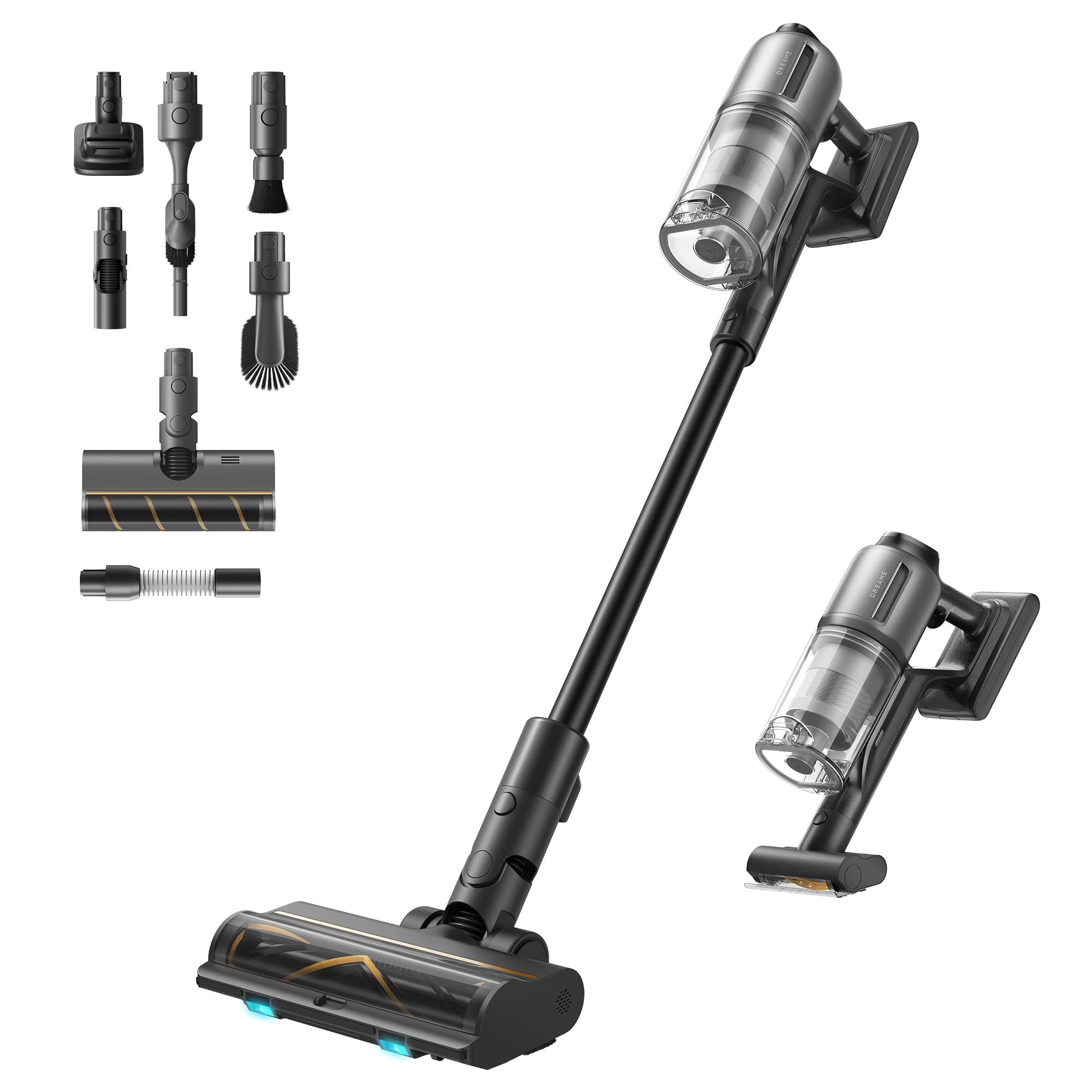 dreame Z30 Kabelloser Bodenstaubsauger, 28,000PA / 310 AW Saugkraft, 90 min Max Reinigungszeit, Dust-Reveal-Technologie, Tierhaar-Entfernungswerkzeug, Multi-Flächen-Saugkraft, Schmutzerkennung Angebot bei HelloDeals