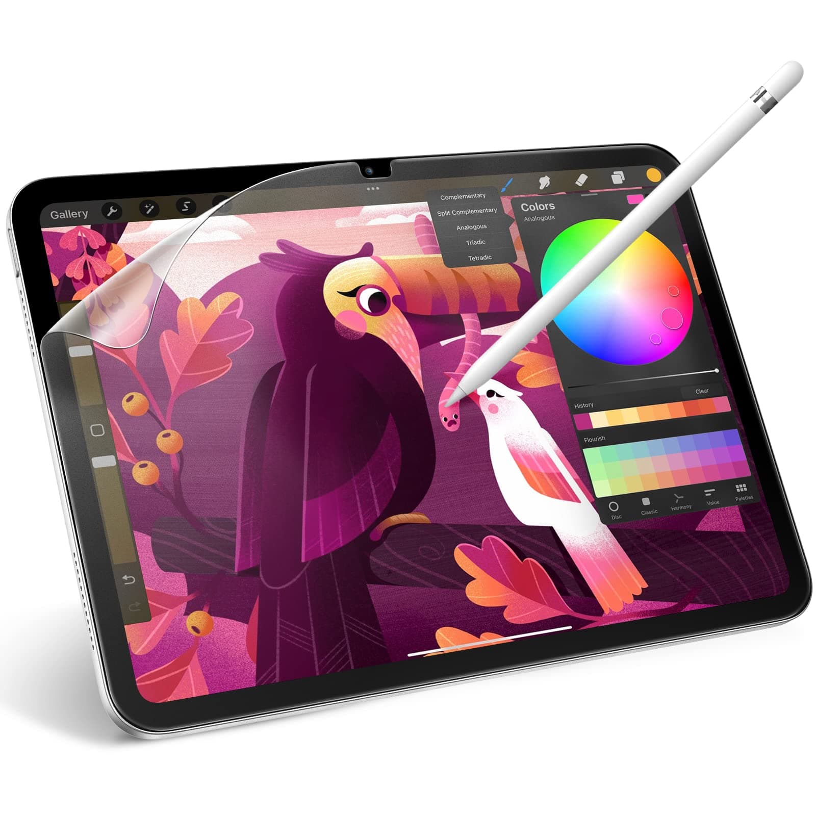 JETech Papier Schutzfolie für iPad (A16) 11./10. Generation (2025/2022), Blendfreiem, Matt PET Displayschutz Folie zum Zeichnen iPad11/10 Angebot bei HelloDeals
