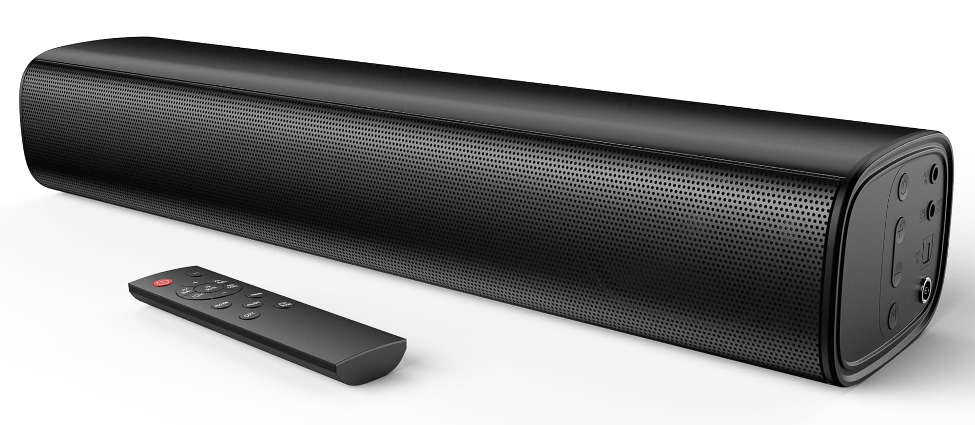 Saiyin 2.0-Kanal Soundbar für TV Geräte, 14.2 Zoll kompakte TV-Soundbar, 40 W Lautsprecher für Fernseher mit Optischer/AUX/Bluetooth-Verbindung, 3 EQ-Effekte für TV/PC/Projektor Angebot bei HelloDeals