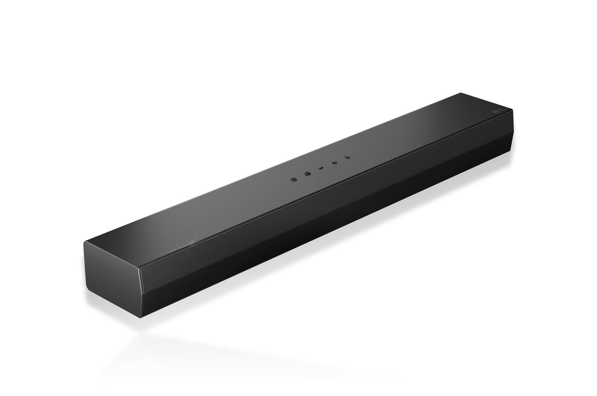 LG S20A 2.0ch Kompakte Soundbar (50W) mit Dolby Audio (AI Sound Pro, Wow Interface, Bluetooth, HDMI ARC, Wandmontage möglich) [2024], Schwarz Angebot bei HelloDeals