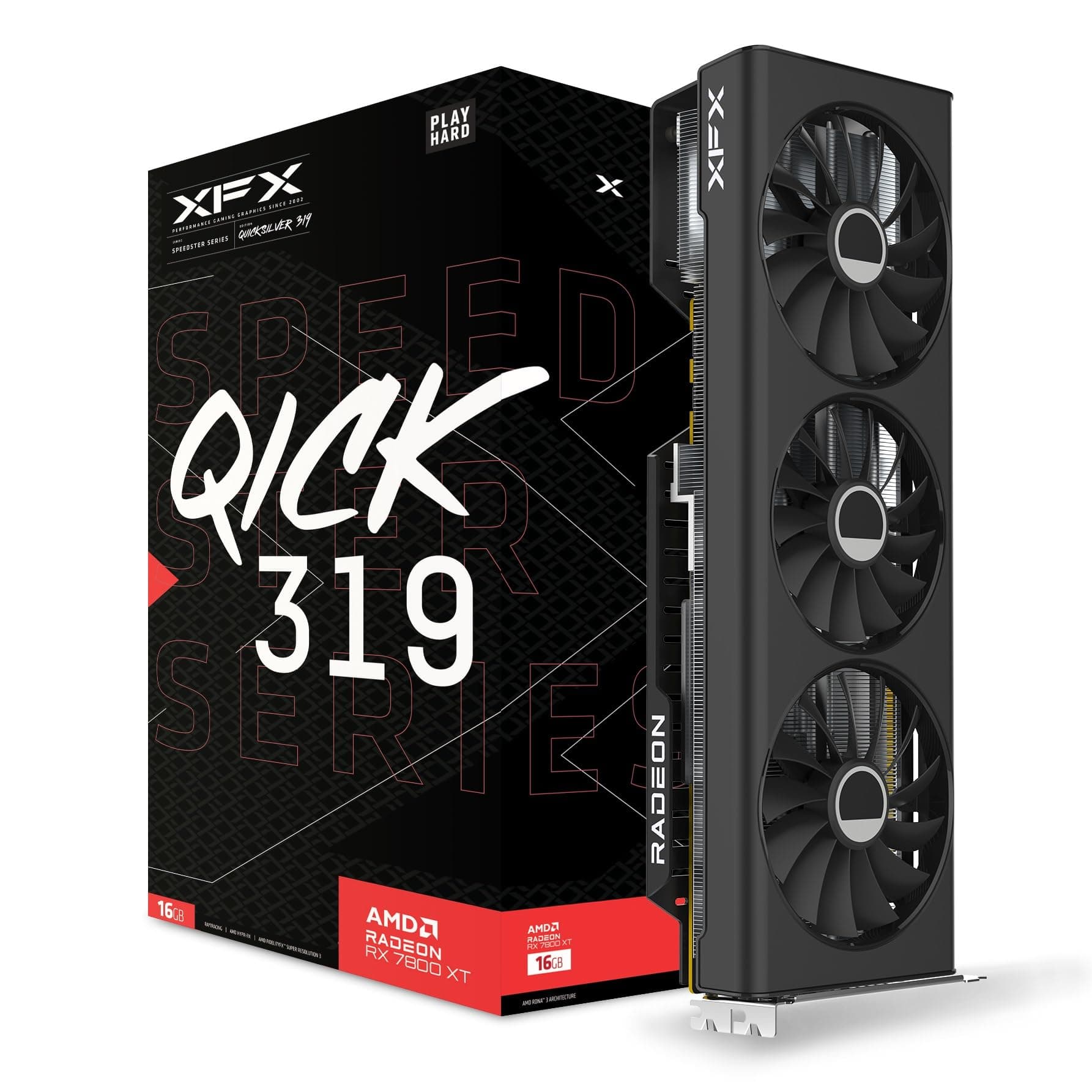 XFX Speedster Qick 319 Radeon RX 7800 XT Core Edition 16GB RX 7800 XT QICK Angebot bei HelloDeals