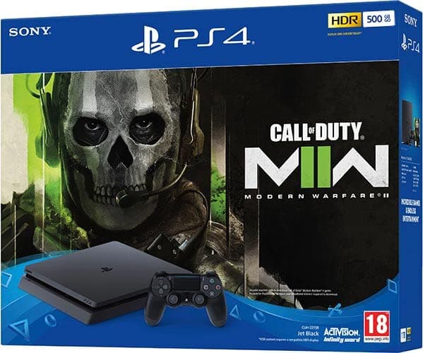 Playstation Console PS4 Slim 500 GB Call Of Duty Modern Warfare II Angebot bei HelloDeals