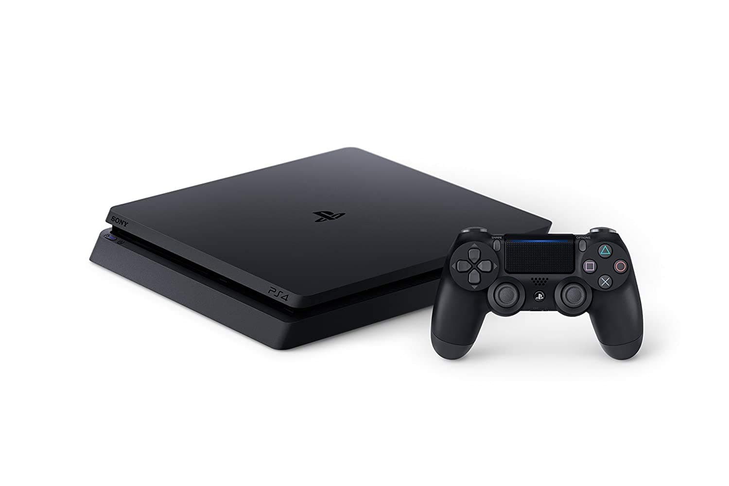 Sony PlayStation Slim PS4 Konsole, 500 GB, Schwarz Angebot bei HelloDeals