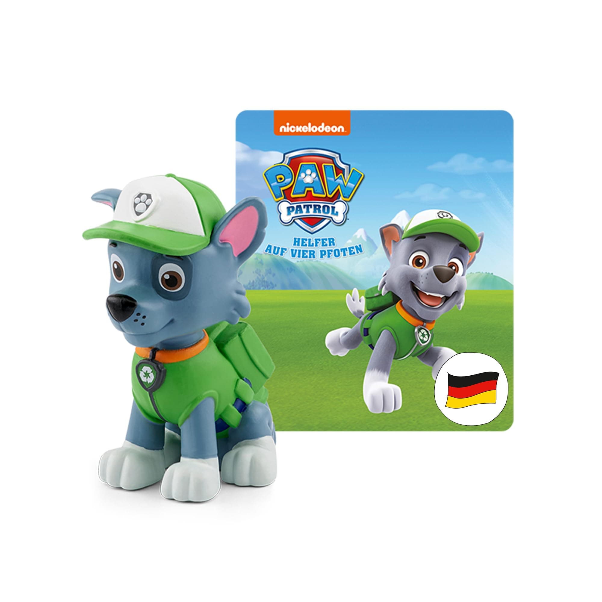 tonies Hörfiguren für Toniebox, PAW Patrol – Die Hundeschau, Hörspiel mit 4 Geschichten für Kinder ab 3 Jahren, Spielzeit ca. 50 Minuten Rocky Angebot bei HelloDeals