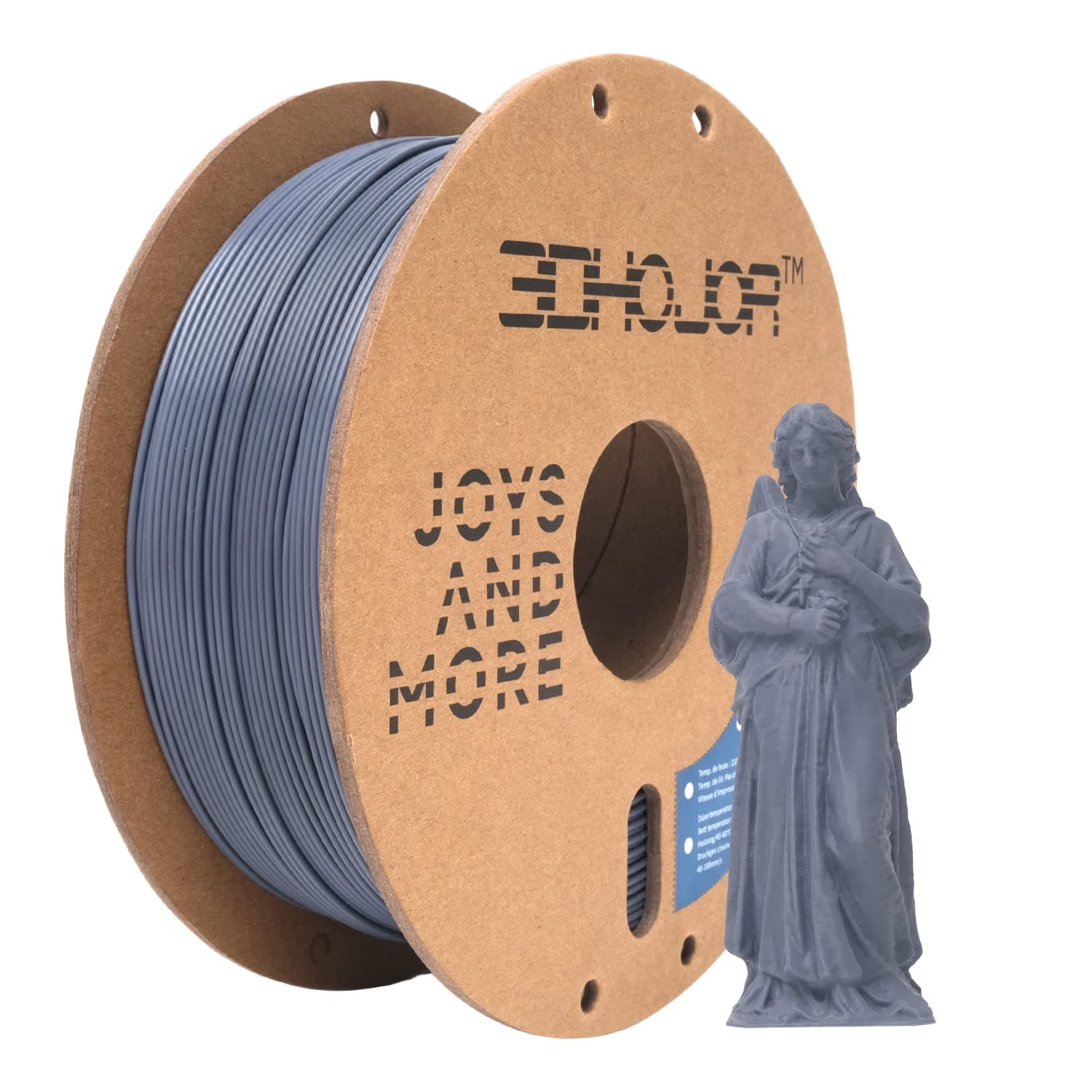 PLA+ Filament 1.75mm, PLA Plus 3D Drucker Filament, Stärker und Belastbar 3D Druckmaterialien, Maßgenauigkeit +/-0,02mm, PLA Pro Kompatibel mit FDM-Drucker (Grau, 1KG/Spool, 2.2LBS) Grau 1KG Angebot bei HelloDeals