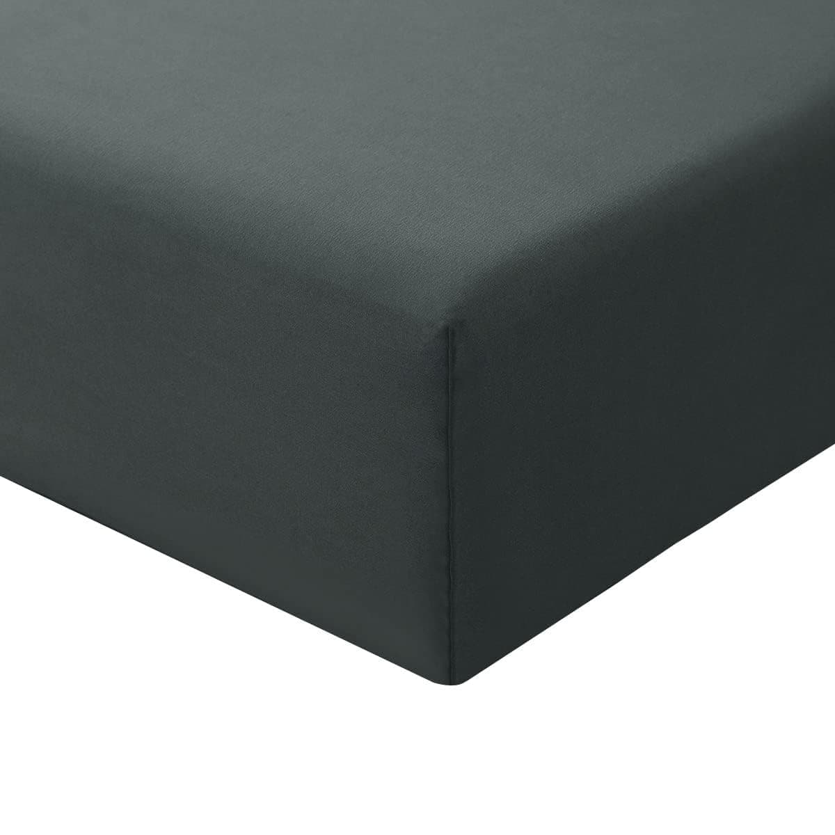 RUIKASI Spannbettlaken 140x200cm Grau Bettlaken - Oeko Tex Spannbetttuch 140x200 Bettbezug, Mikrofaser Betttuch Bett Laken Bezug 140 x 200 Anthrazit 30 cm Tiefe Tasche, Bed Fitted Sheet Bedsheet 140x200 01 - Anthrazit Angebot bei HelloDeals