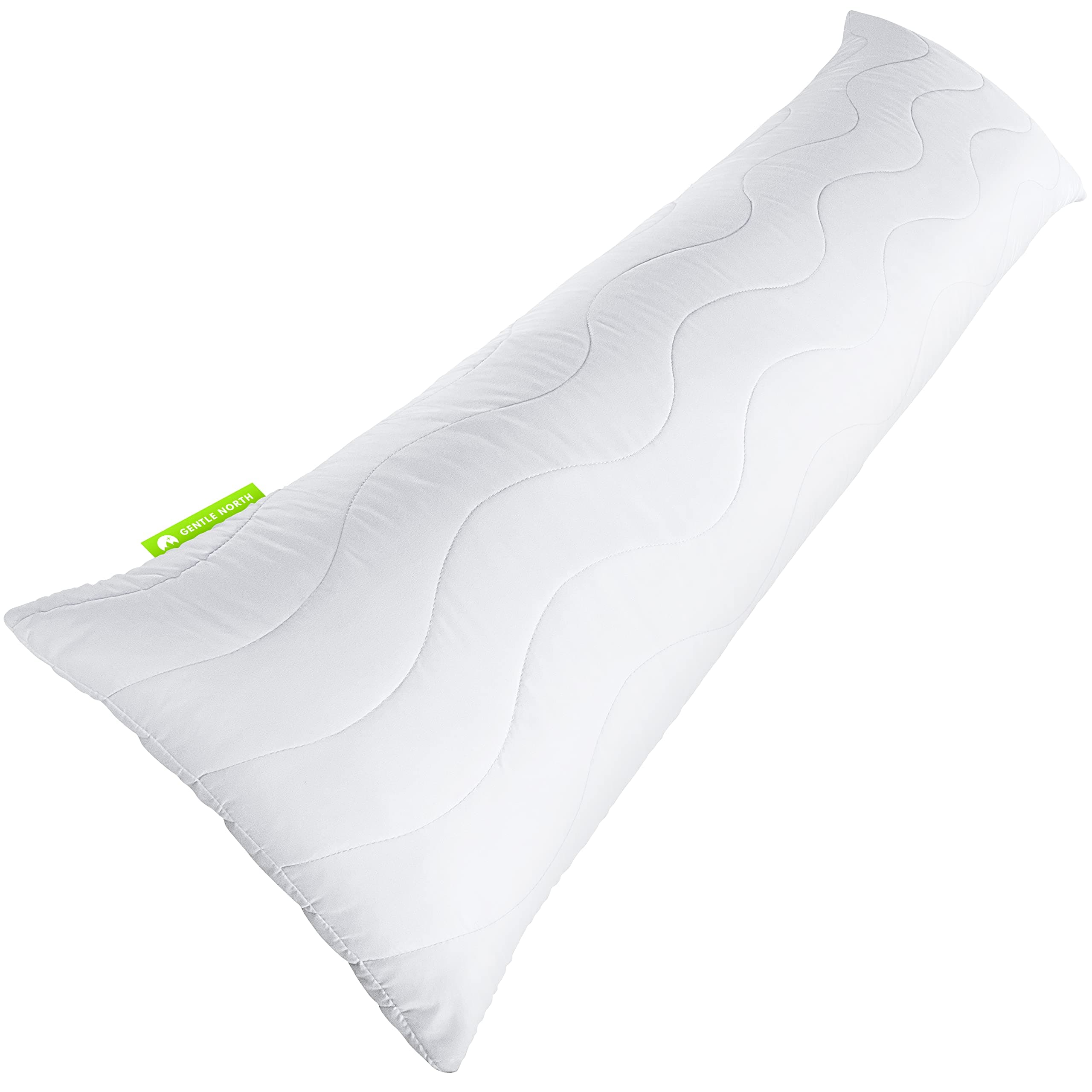 Gentle North Hochwertiges Seitenschläferkissen 40 x 145 cm – Langes Kissen für Seitenschläfer – Körperkissen für Erwachsene mit Mikrofaserfüllung 40 x 145 cm lang – –kotex – Waschbares Schlafkissen 40 X 145cm Angebot bei HelloDeals