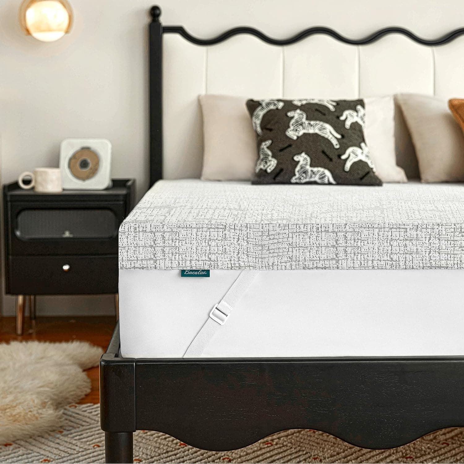 Matratzen Topper 180x200cm H2 H3, 7CM Matratzentopper 180x200 Gelschaum, Gel Mattress Topper 180x200cm für Boxspringbett Schlafsofa mit 120 Tage Probeschlafen 180x200cm H2/H3 - bis 80kg Angebot bei HelloDeals